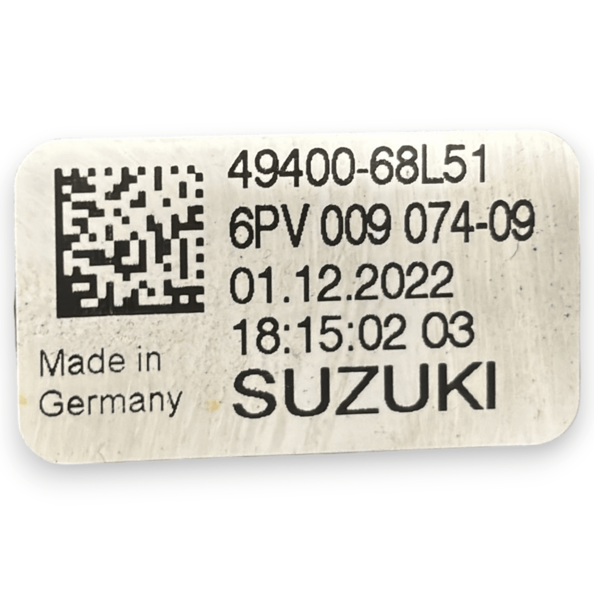 Pedale acceleratore suzuki sx4 s - cross cod:49400 - 68l51 (2013 - 2022) - F&P CRASH SRL - Ricambi Usati