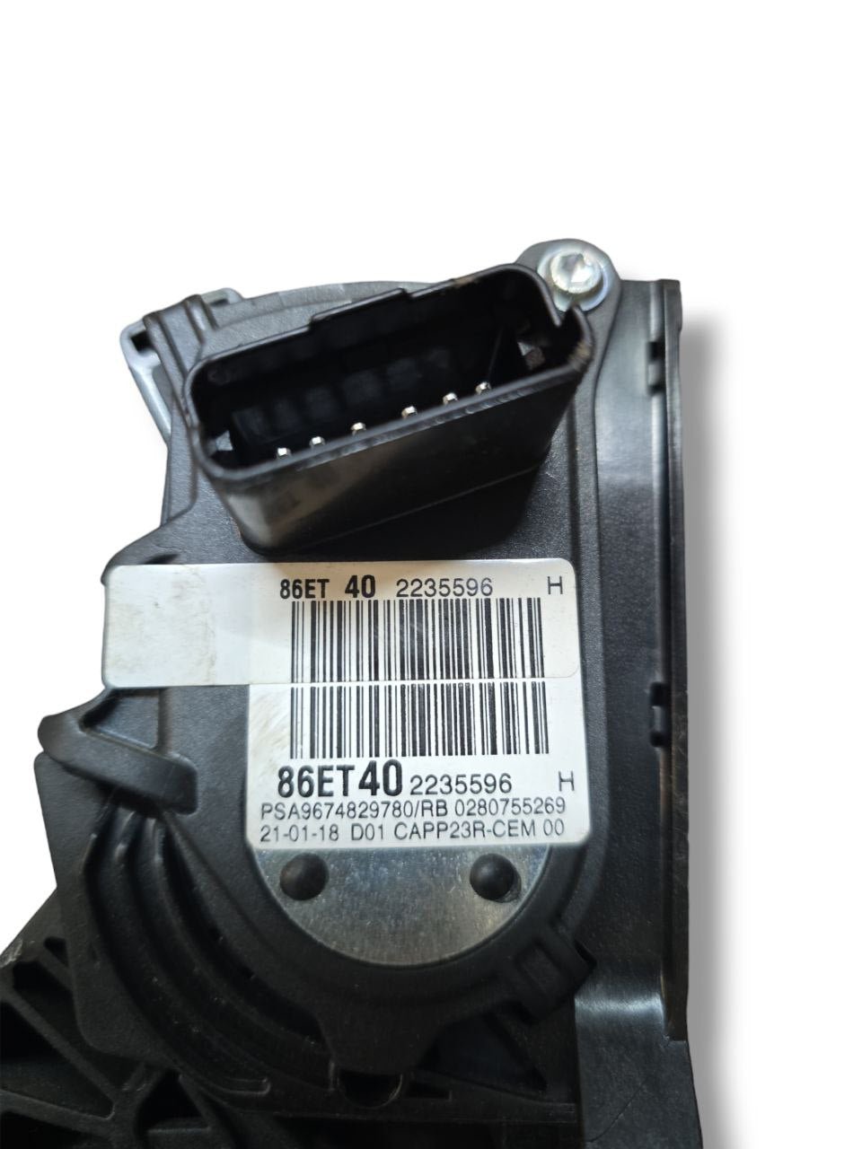 PEDALE ACCELLERATORE PEUGEOT EXPERT 1.6 DIESEL (2007 - 2016) Cod : 86ET402 - F&P CRASH SRLS - Ricambi Usati