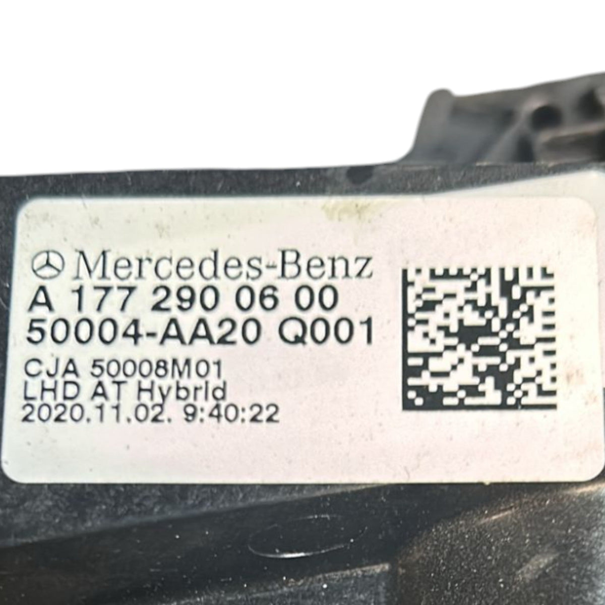 Brake + Accelerator Pedal Mercedes Benz Class B (W247) cod.A1772900600 (2019 > ) Automatic Transmission - F&P CRASH SRLS - Used Parts