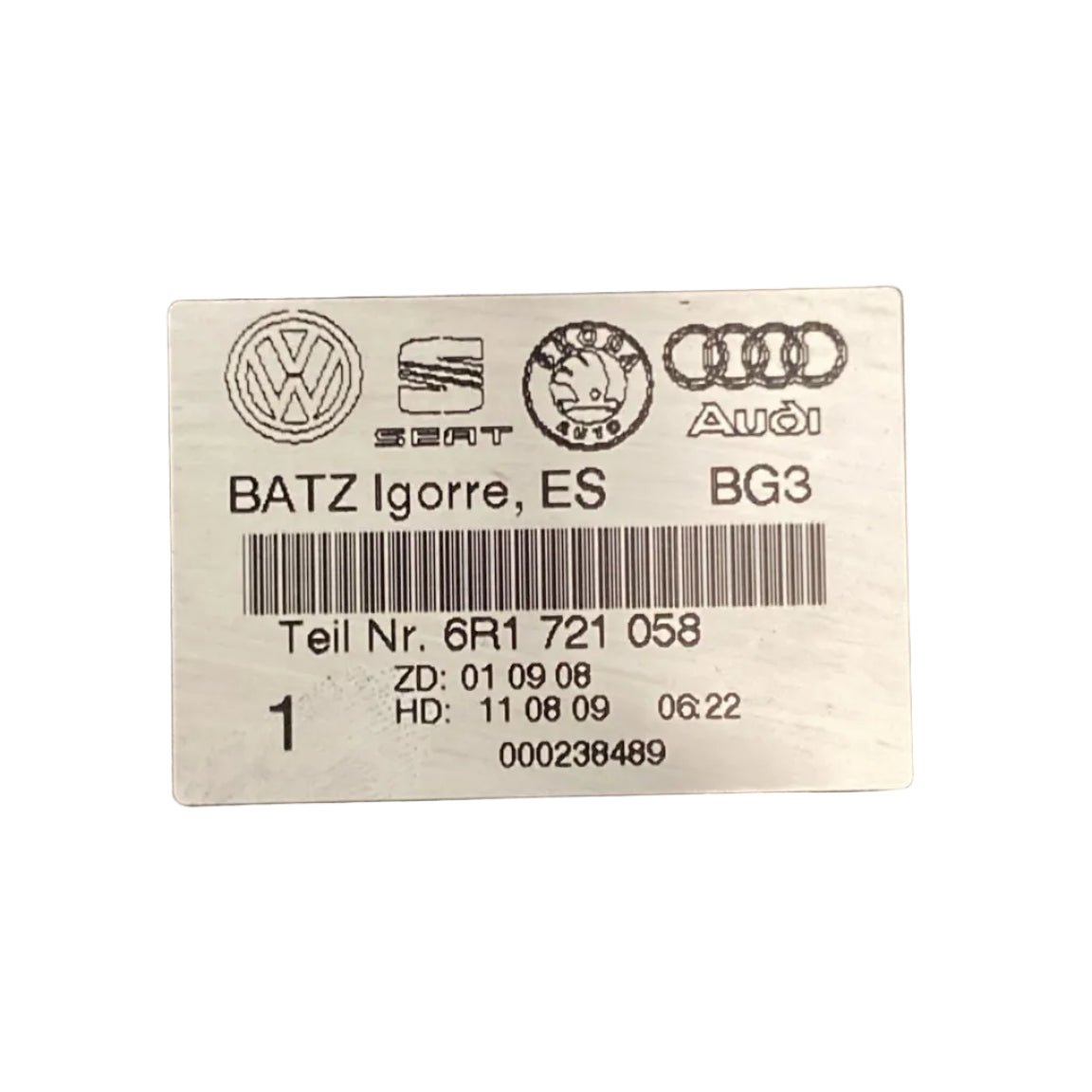 Pedale freno + acceleratore seat ibiza IV cod . 6r1721058 (2008 > 2017) - F&P CRASH SRL - Ricambi Usati