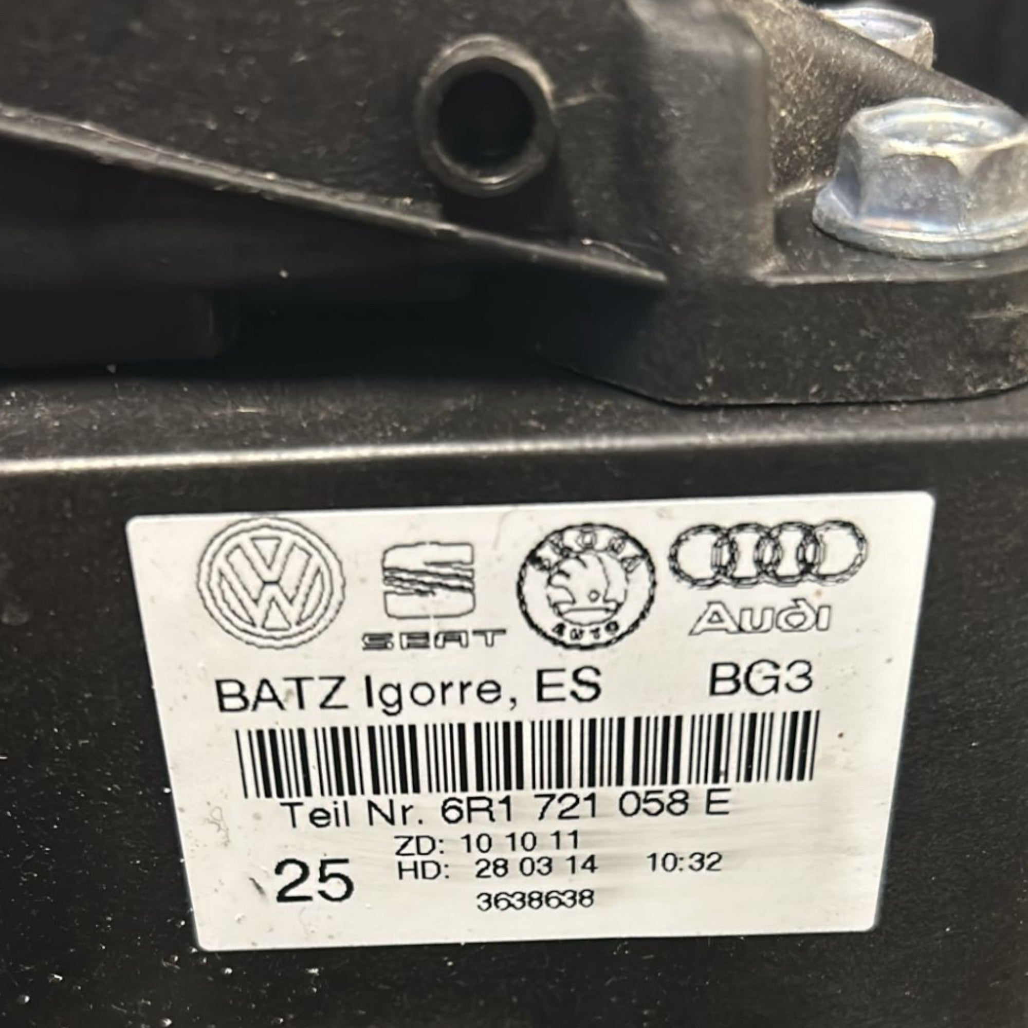 Pedale Freno + Acceleratore Volkswagen Polo V (2009 > 2017) cod:6R1721058 - F&P CRASH SRLS - Ricambi Usati