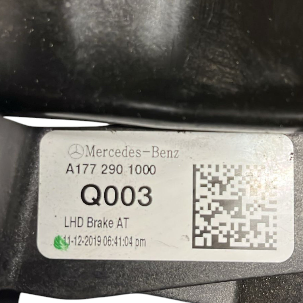 Brake Pedal Automatic Transmission Mercedes Benz A-Class (W177) code:A1772901000 (2018 >) - F&P CRASH SRLS - Used Parts
