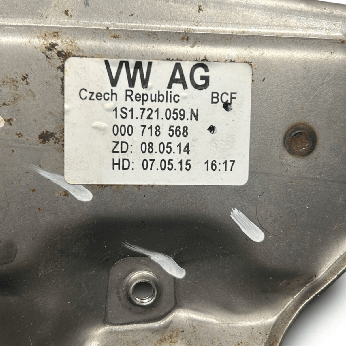 Pedale freno frizione volkswagen up cod:1s1721059n (2011 > 2024) - F&P CRASH SRL - Ricambi Usati