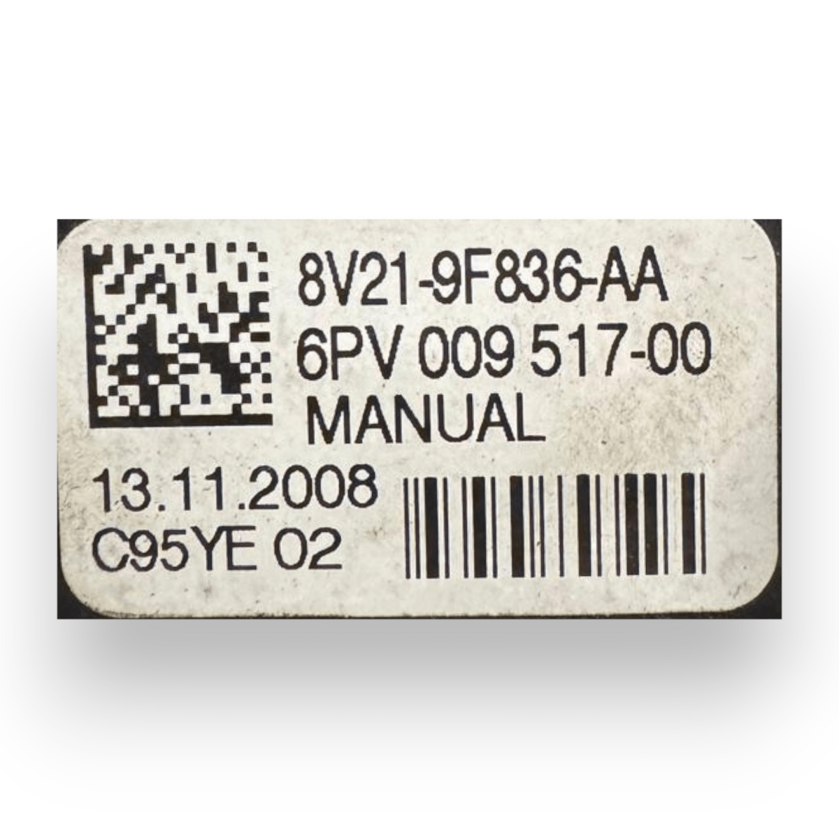 Pedale freno + pedale acceleratore Ford Fiesta VI cod.8V51 - 9F836 - AA (2008 - 2017) - F&P CRASH SRL - Ricambi Usati