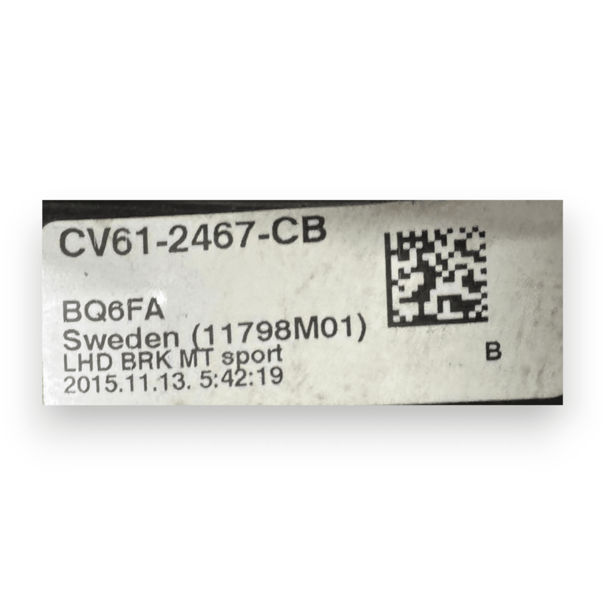 Pedale freno + Pedale acceleratore Ford Focus III (ST) 2.0 diesel cod.CV61 - 2467 - CB (2011 - 2018) - F&P CRASH SRL - Ricambi Usati
