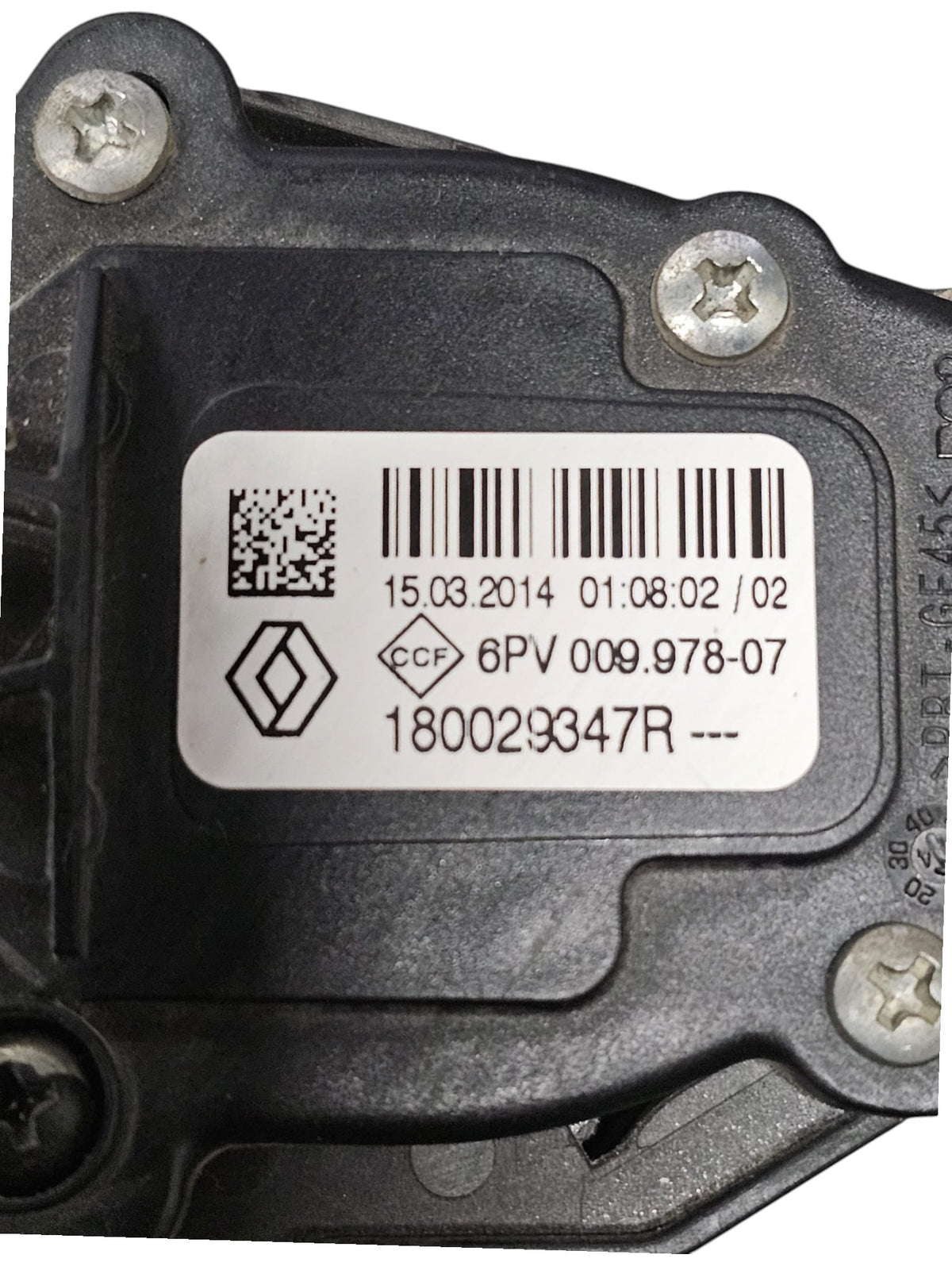 Brake Pedal + Accelerator Pedal Renault Captur (2013 - 2019) Code: 0137144/180029347R - F&P CRASH SRLS - Used Parts