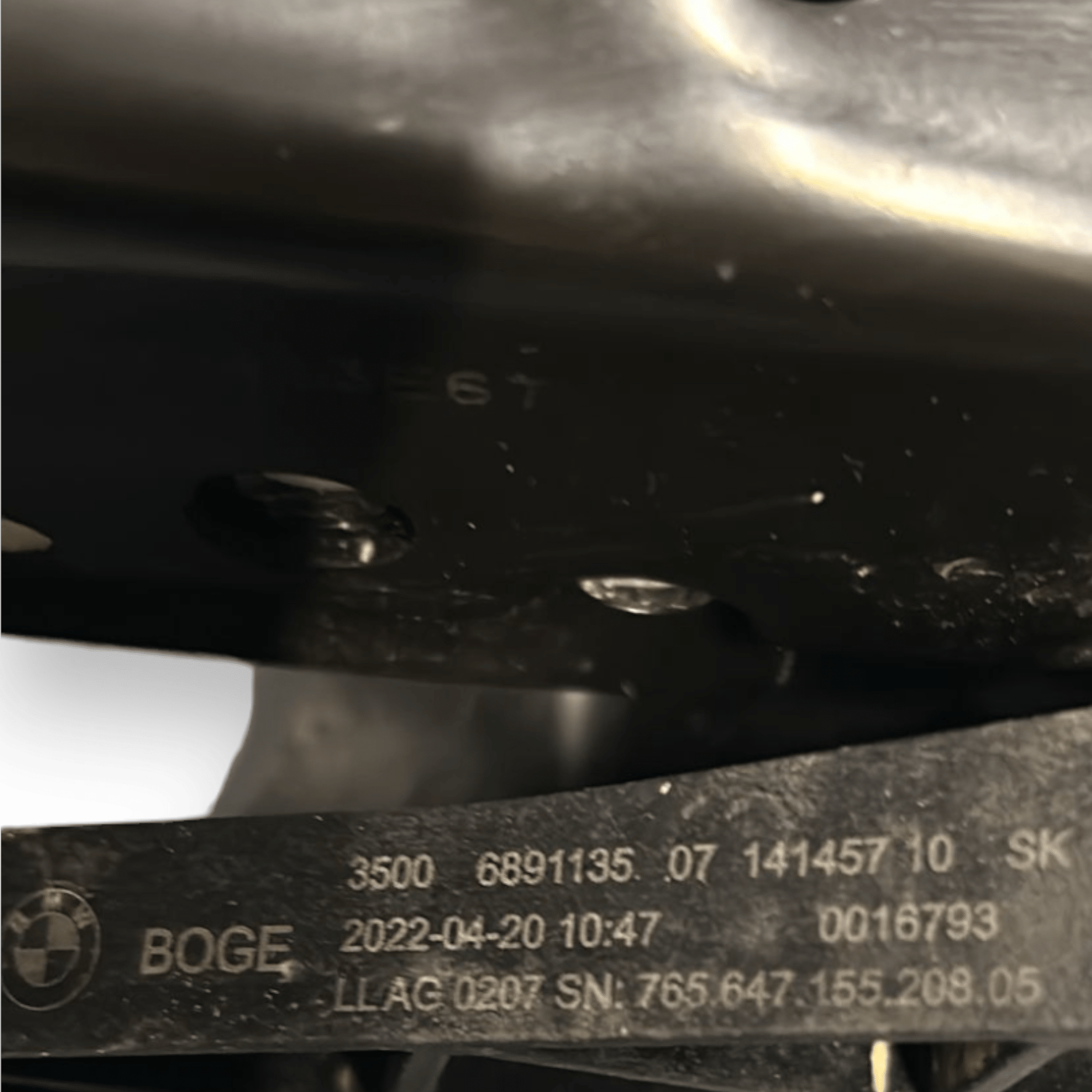 Pedale Freno Serie 1 F40 cod:6891135 (2019 > 2024) - F&P CRASH SRLS - Ricambi Usati