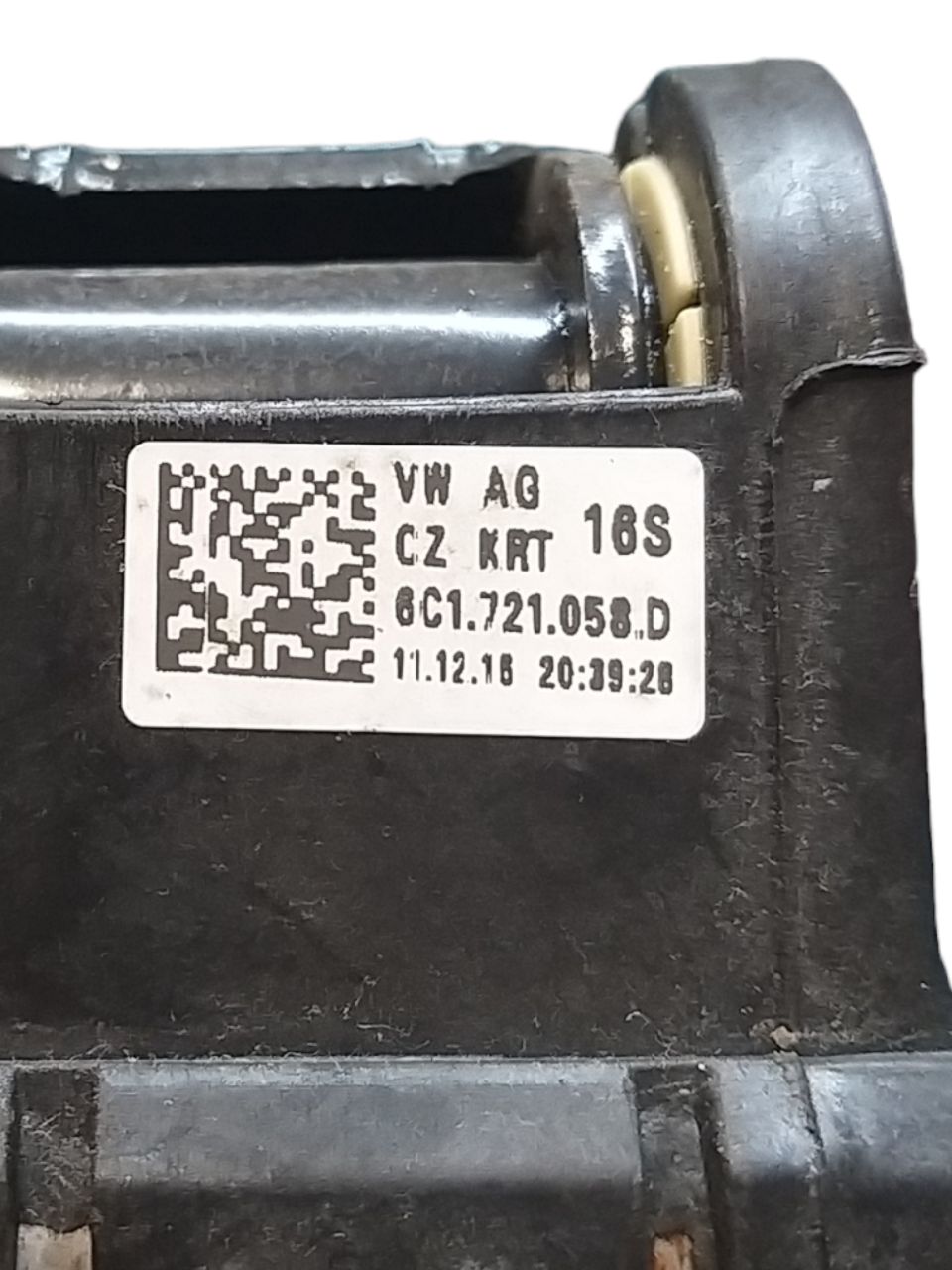 Pedale Freno Volkswagen Polo 6C ( 2009 - 2017 ) Cod : 6C1721058D - F&P CRASH SRLS - Ricambi Usati