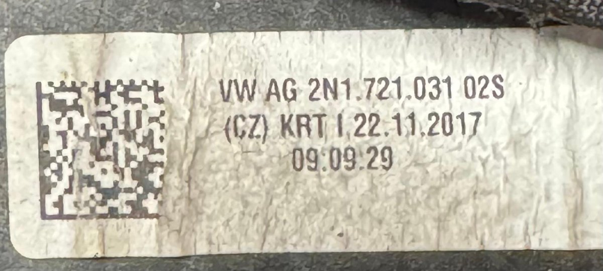 Pedale frizione + Pedale freno Volkswagen Crafter 2.0 diesel cod.2N172103102S (2016 - ) - F&P CRASH SRL - Ricambi Usati