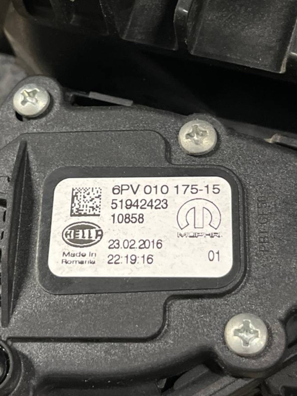 Pedaliera completa Jeep Renegade / Compass / Fiat 500X cod.51942423 (2014 - >) - F&P CRASH SRLS - Ricambi Usati