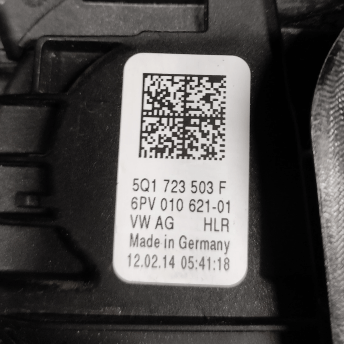Brake + Accelerator Pedal Volkswagen Golf VII COD: 5Q1723503F (2012 - 2021) - F&P CRASH SRLS - Used Parts