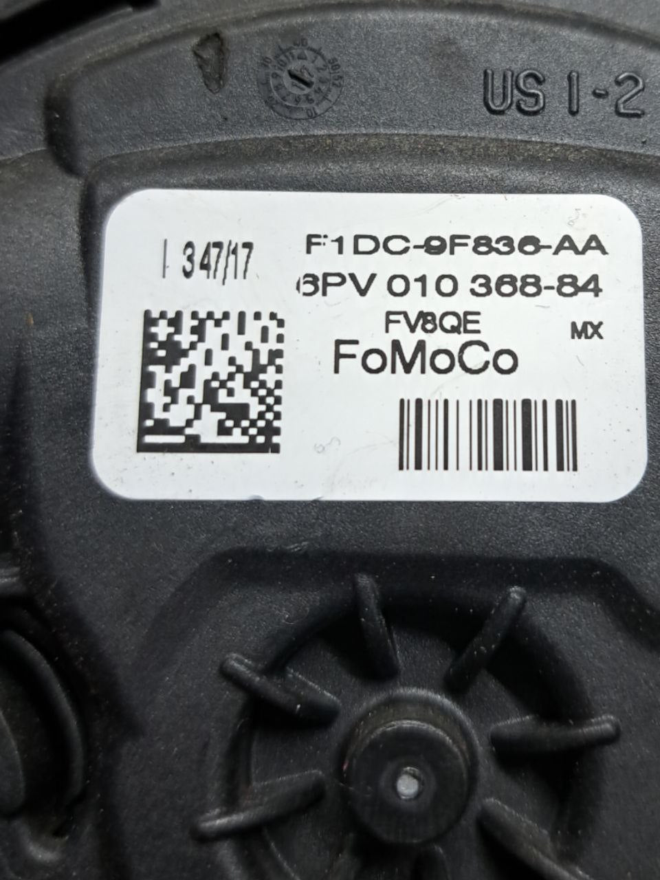 Pedaliera pedale acceleratore + freno Ford Transit Connect ( 2018 ) COD:01036884 - F&P CRASH SRLS - Ricambi Usati