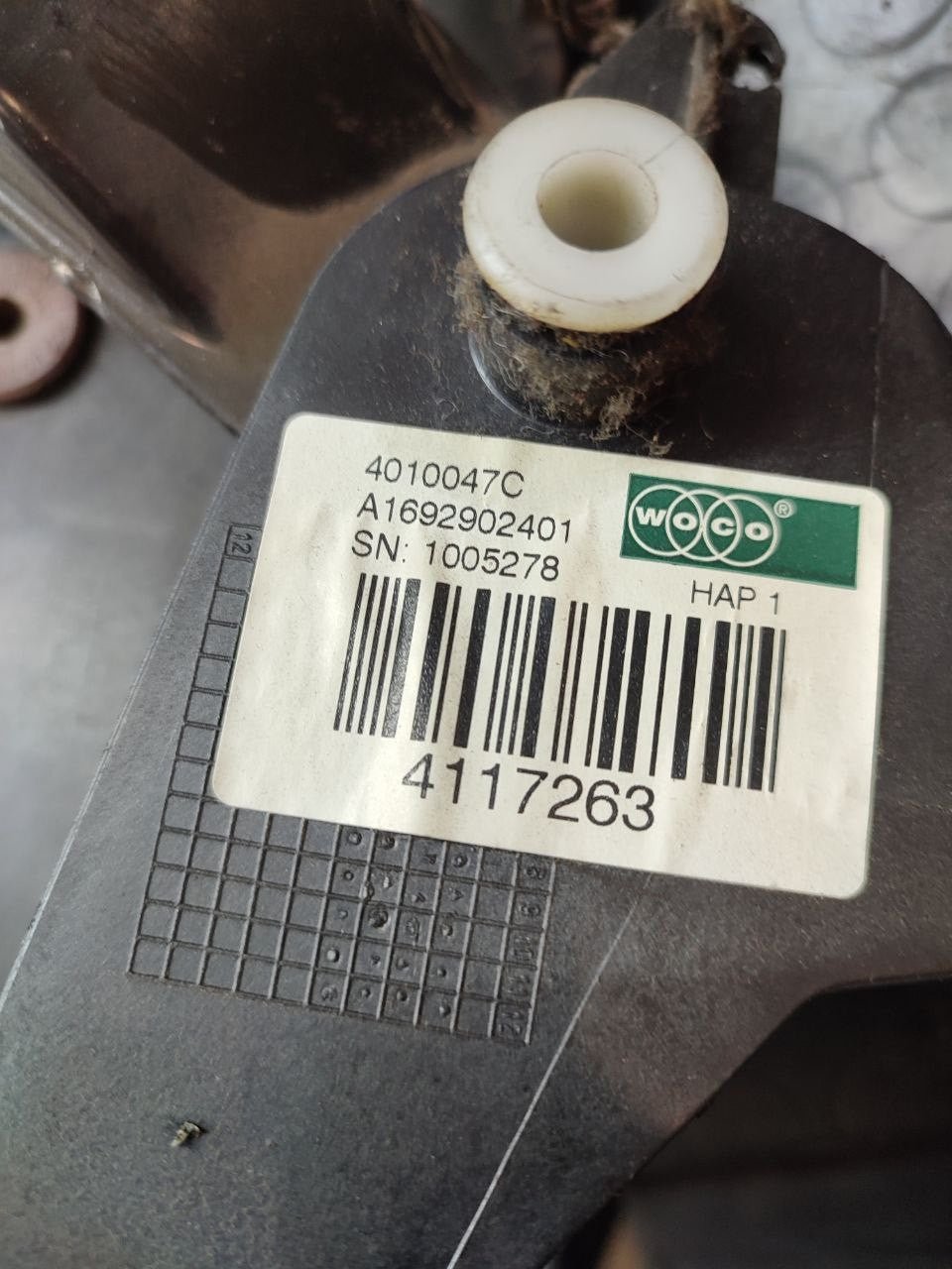 Pedaliera / Pedana FRIZIONE + FRENO MERCEDES-BENZ CLASSE B W245 2.0 (2009) cod: 4010047C - F&P CRASH SRLS - Ricambi Usati