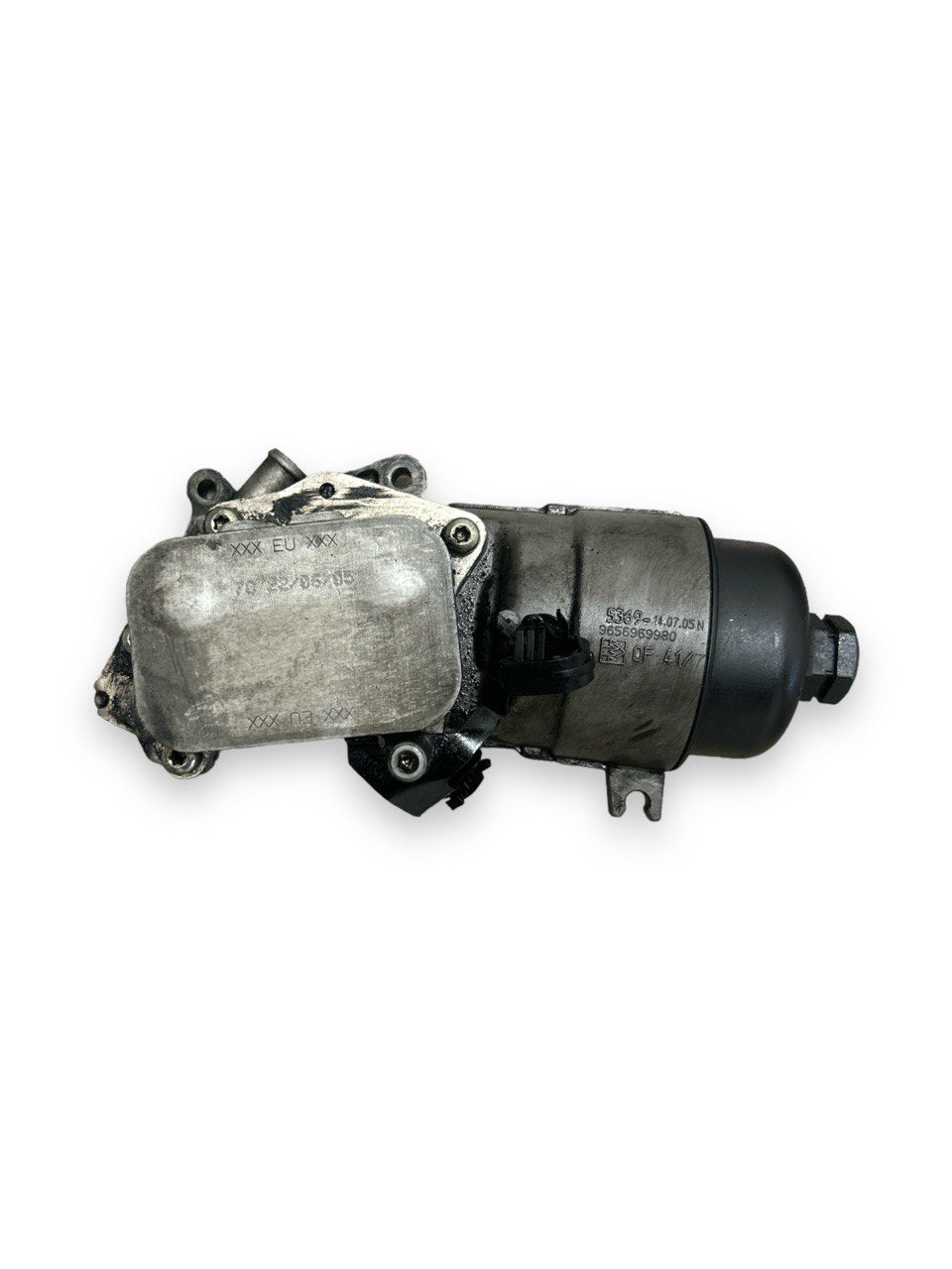 Peugeot 207 1.6 Diesel (2006 > 2015) cod.9656969980 Heat Exchanger + Oil Filter - F&P CRASH SRLS - Used Parts