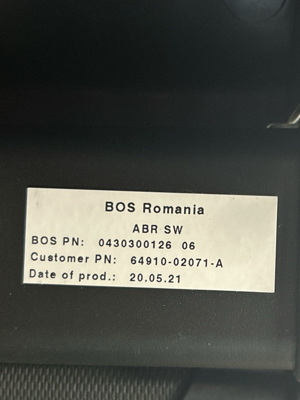Copribagagliaio A Tendina Toyota Corolla (E210) (2018 > ) cod.0430300126