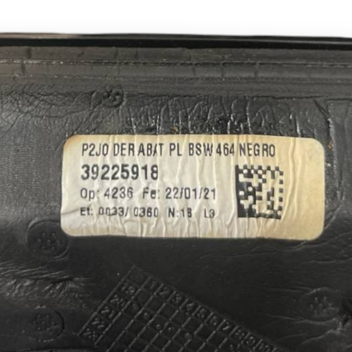 Espelho / espelho elétrico à direita (DX) 14 pinos Opel Corsa F (2019 -) CoD: 39225918