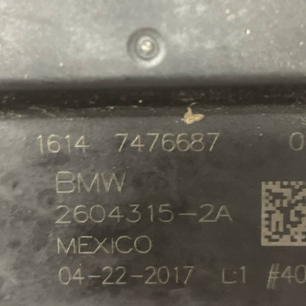 CHECTION PUBLICS / INYECCIÓN BMW 1 F20 2.0 gasolina (2011 a 2019) COD: 2604315-2A