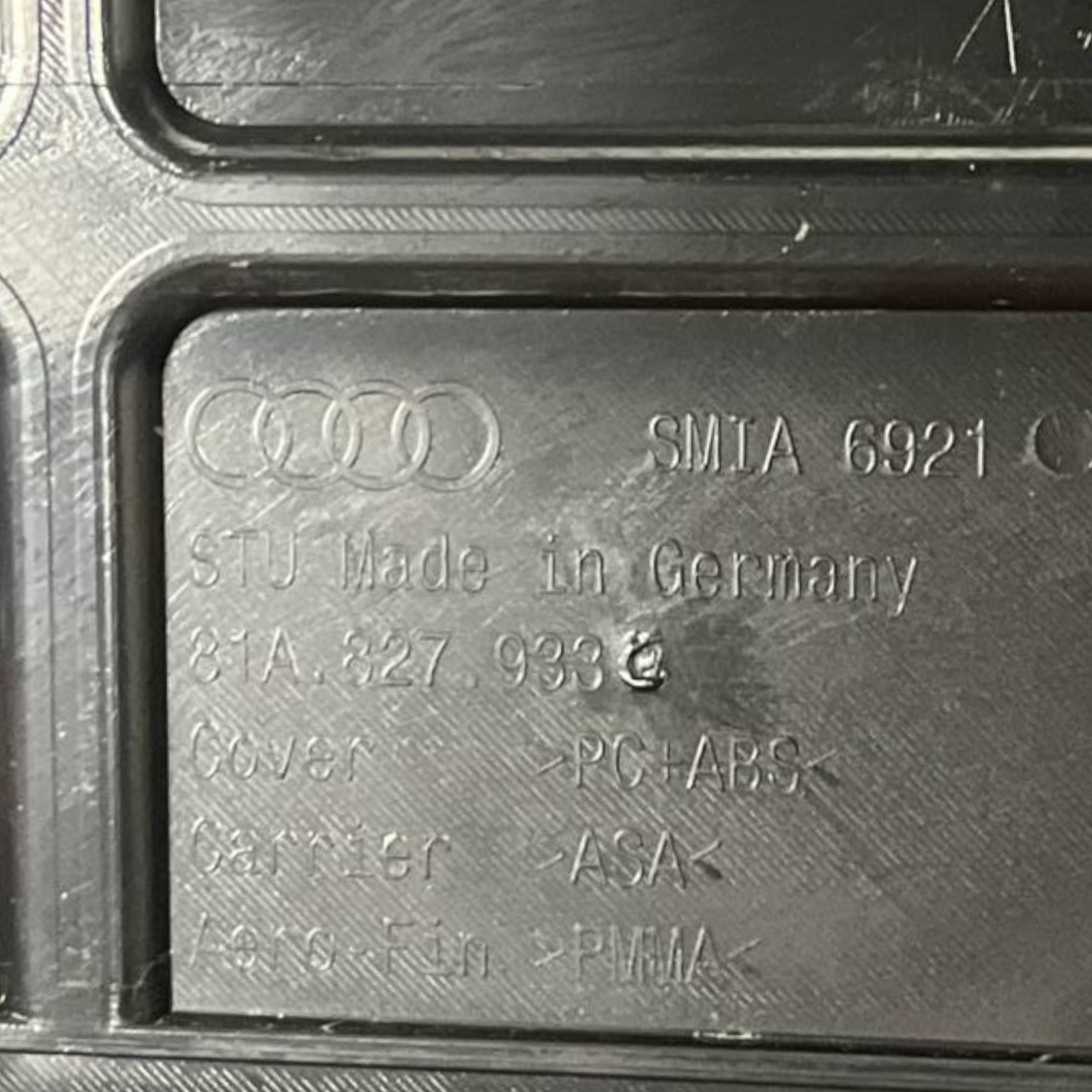 Audi Q2 Spoiler traseiro traseiro (2016 -) COD: 81A827933C