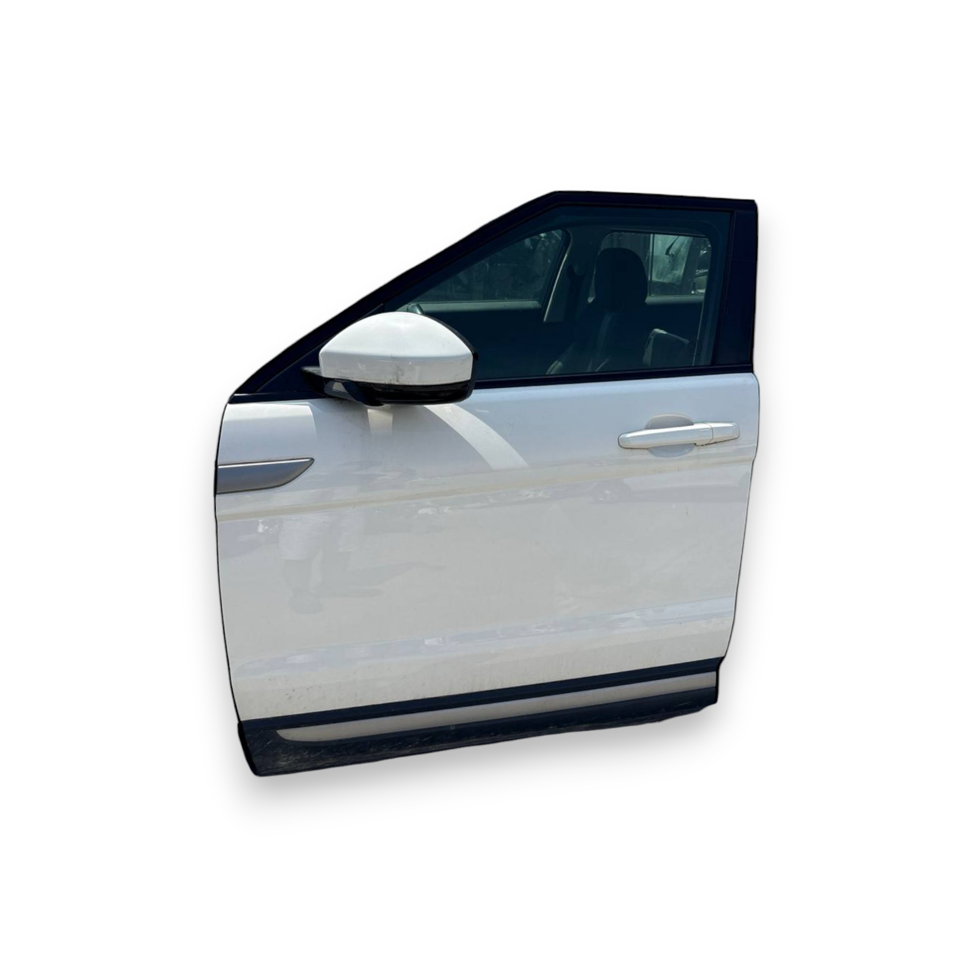 Porta / Portiera / Sportello anteriore sinistra (sx) Bianca Land Rover Evoque L538 (2011 al 2018)