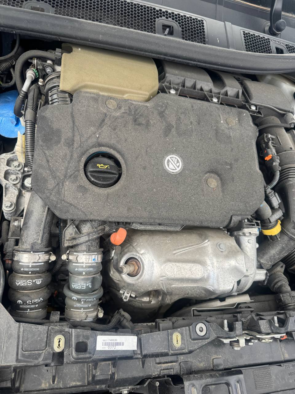 Motore Puegeot 2008 ( 2021 ) 1.5 Diesel 81kw 110cv cod : YH01