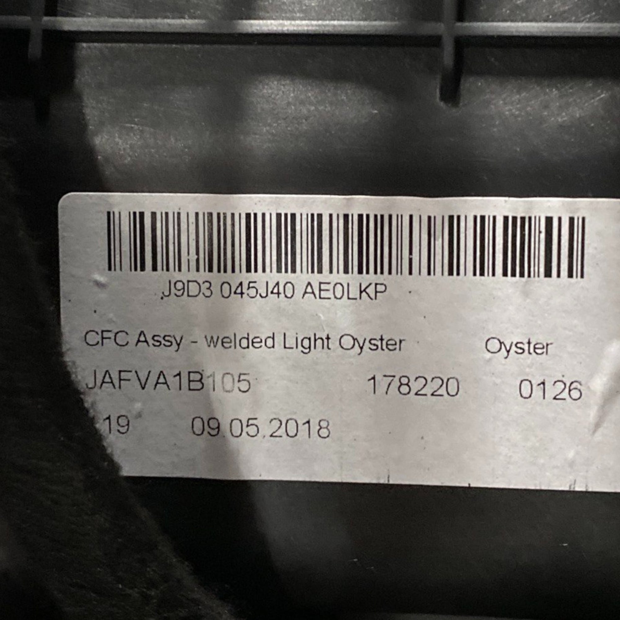 Tunnel centrale + bracciolo jaguar i-pace Cod: j9d3045j40ae0lkp (2018-)