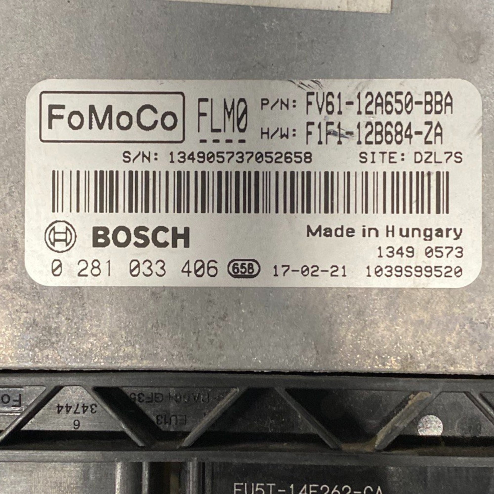 Centralina ecu motore ford tourneo connect 1.5 diesel Cod: fv61-12a650-bba (2013-2021)