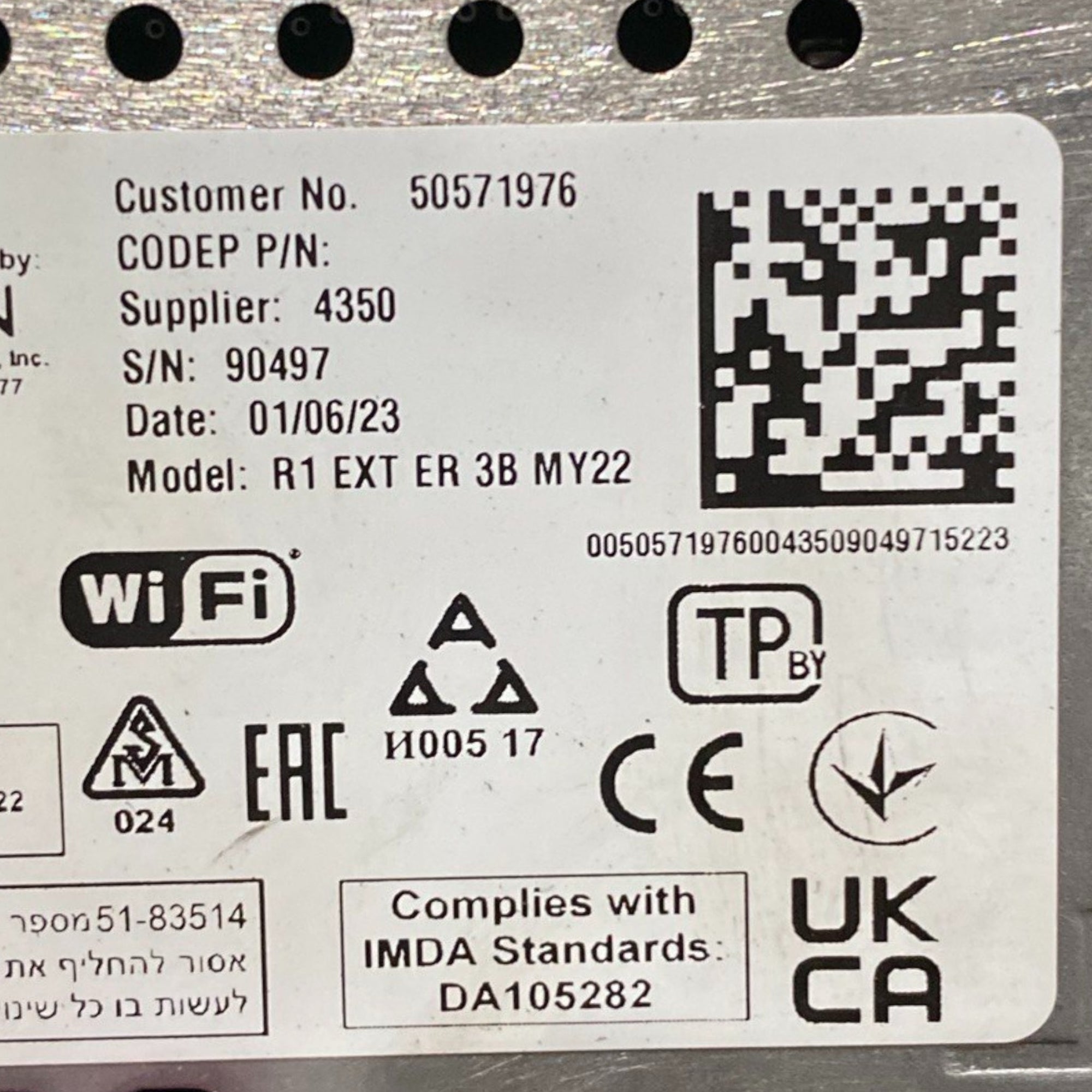 Centralina autoradio alfa romeo tonale Cod: 50571976 (2022-)