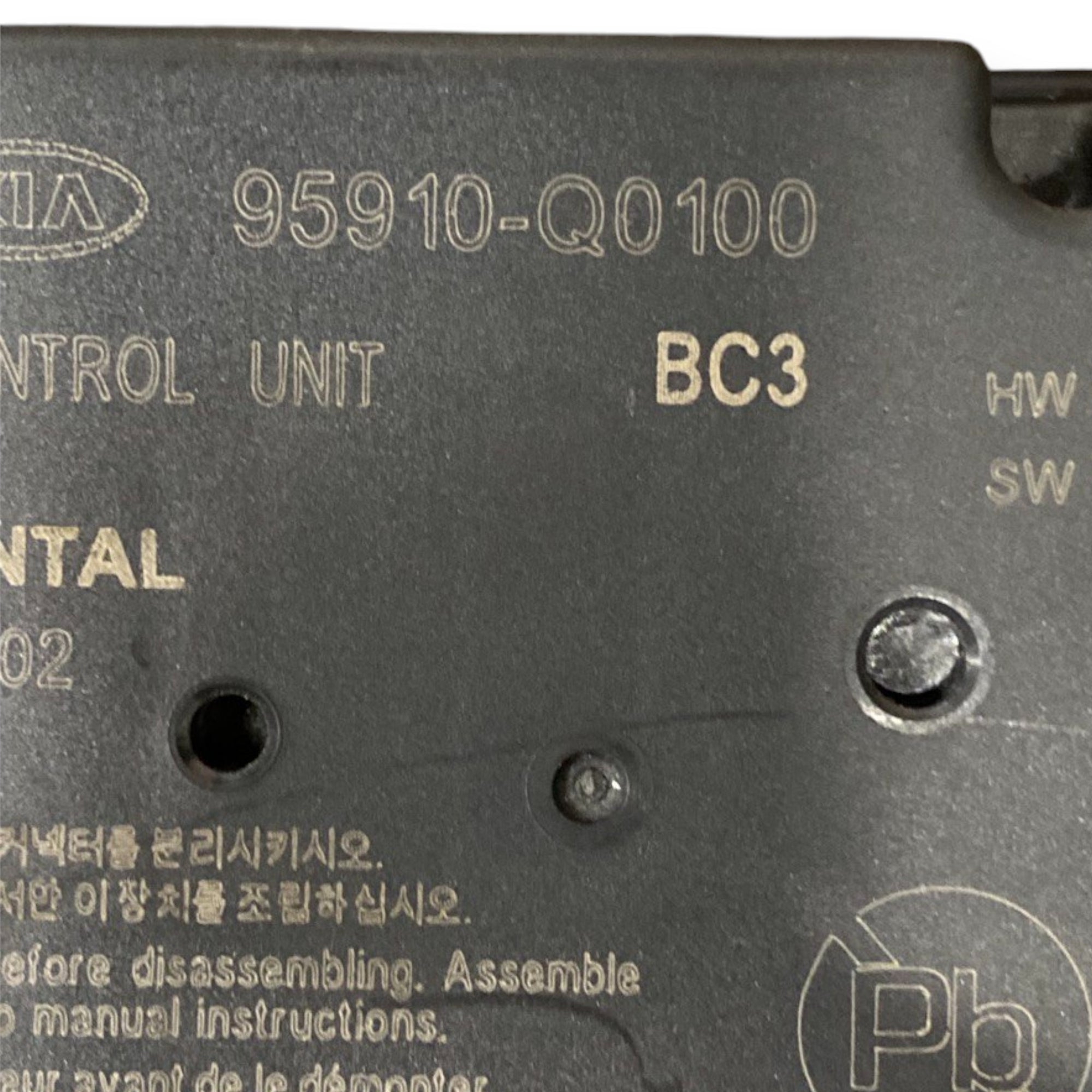Centralina airbag hyundai i20 bc3 Cod: 95910-q0100 (2020-)