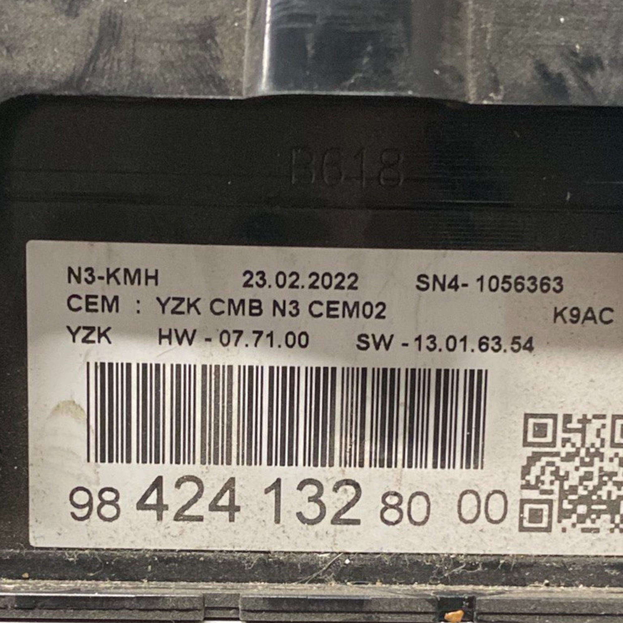 Tachometer / števec kilometrov citroen berlingo 2.5 dizel Koda: 984241328000 (2008-2018) 