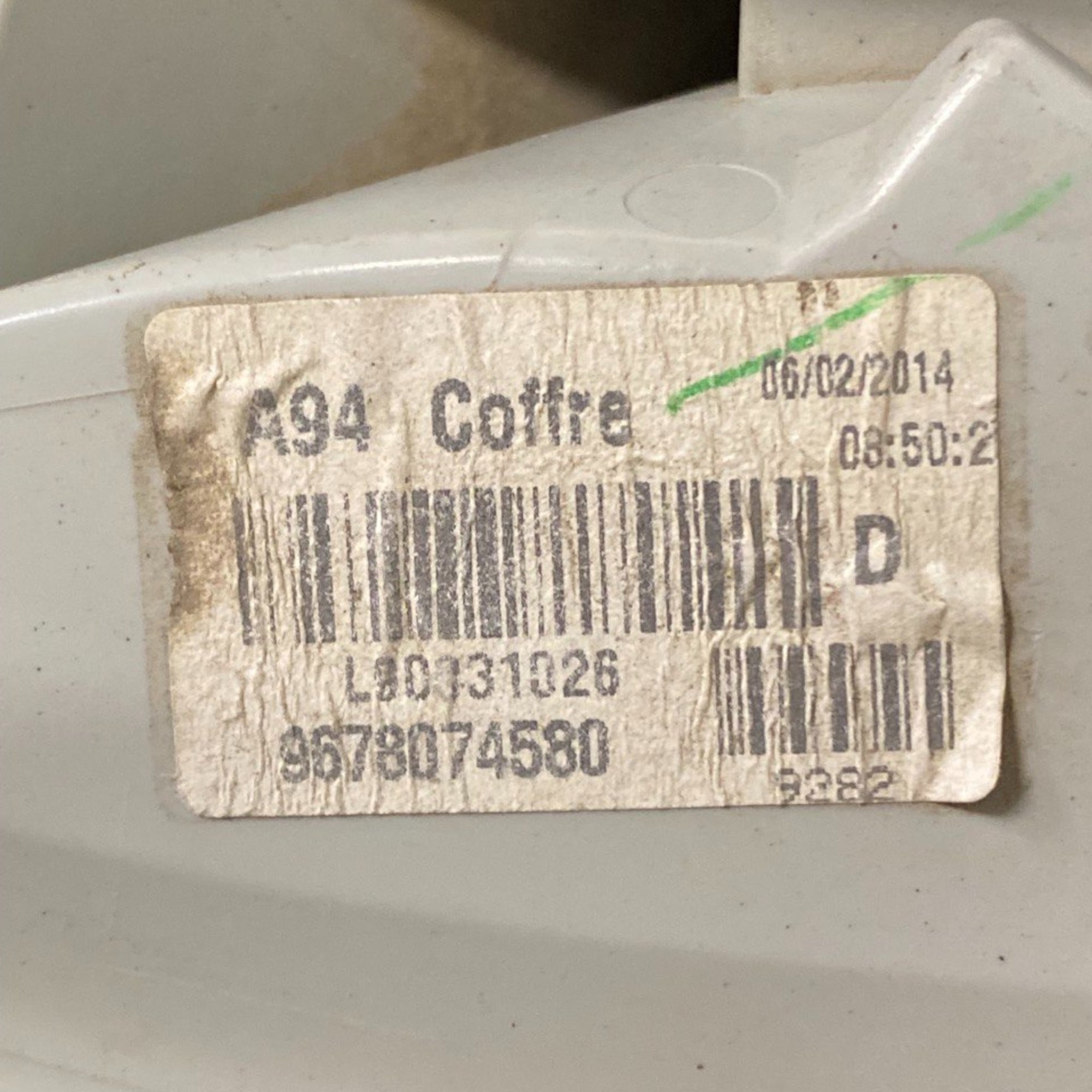 Stop / notranja luč desno (dx) peugeot 3008 i Koda: 9678074580 (2008-2016) 