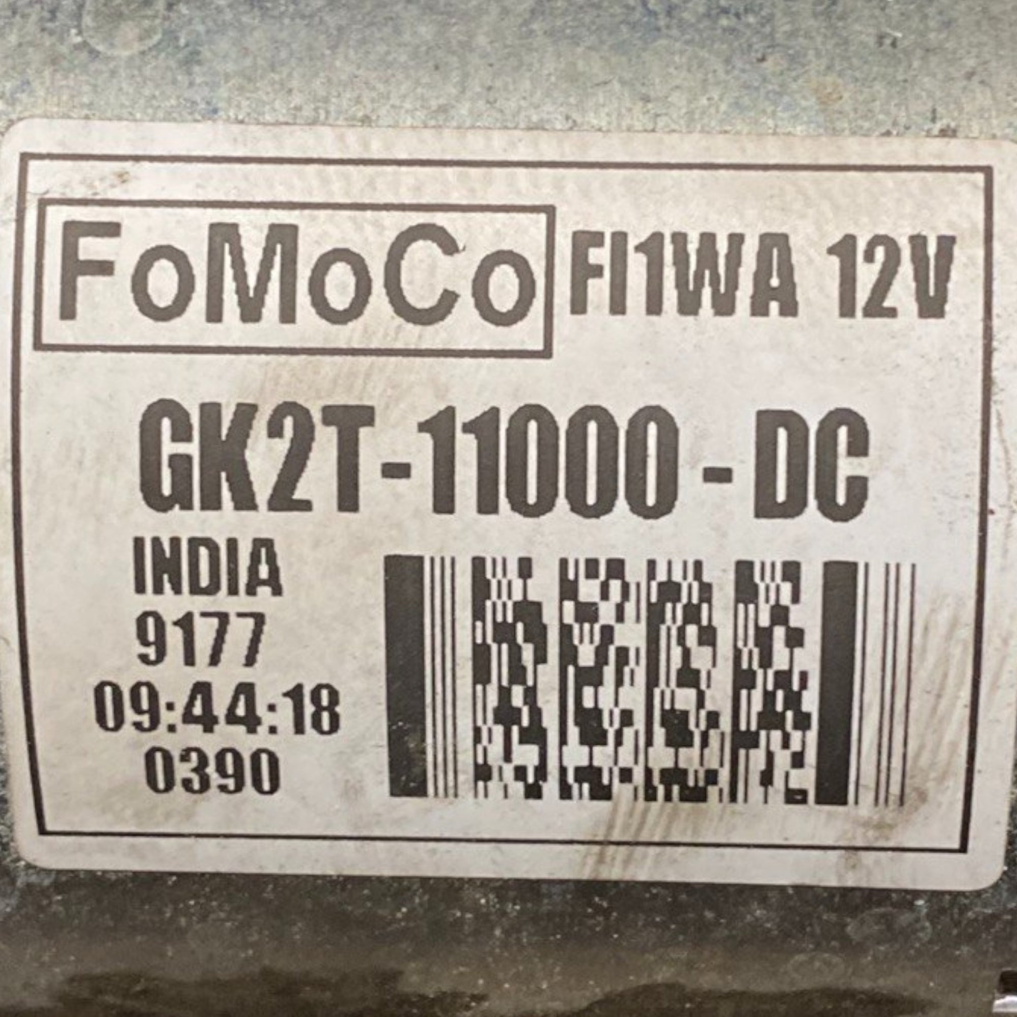 Démarreur Ford Tourneo Custom 2.0 diesel Code : gk2t-11000-dc (2013-2022) 