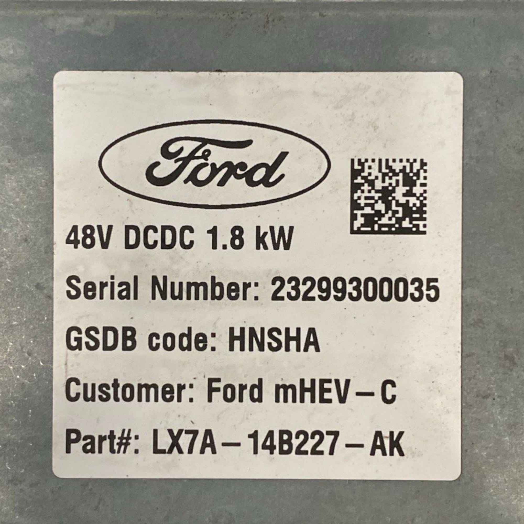 Centralna jedinica stabilizatora napona ford tourneo custom Kod: lx7a-14b227-ak (2012-2023) 