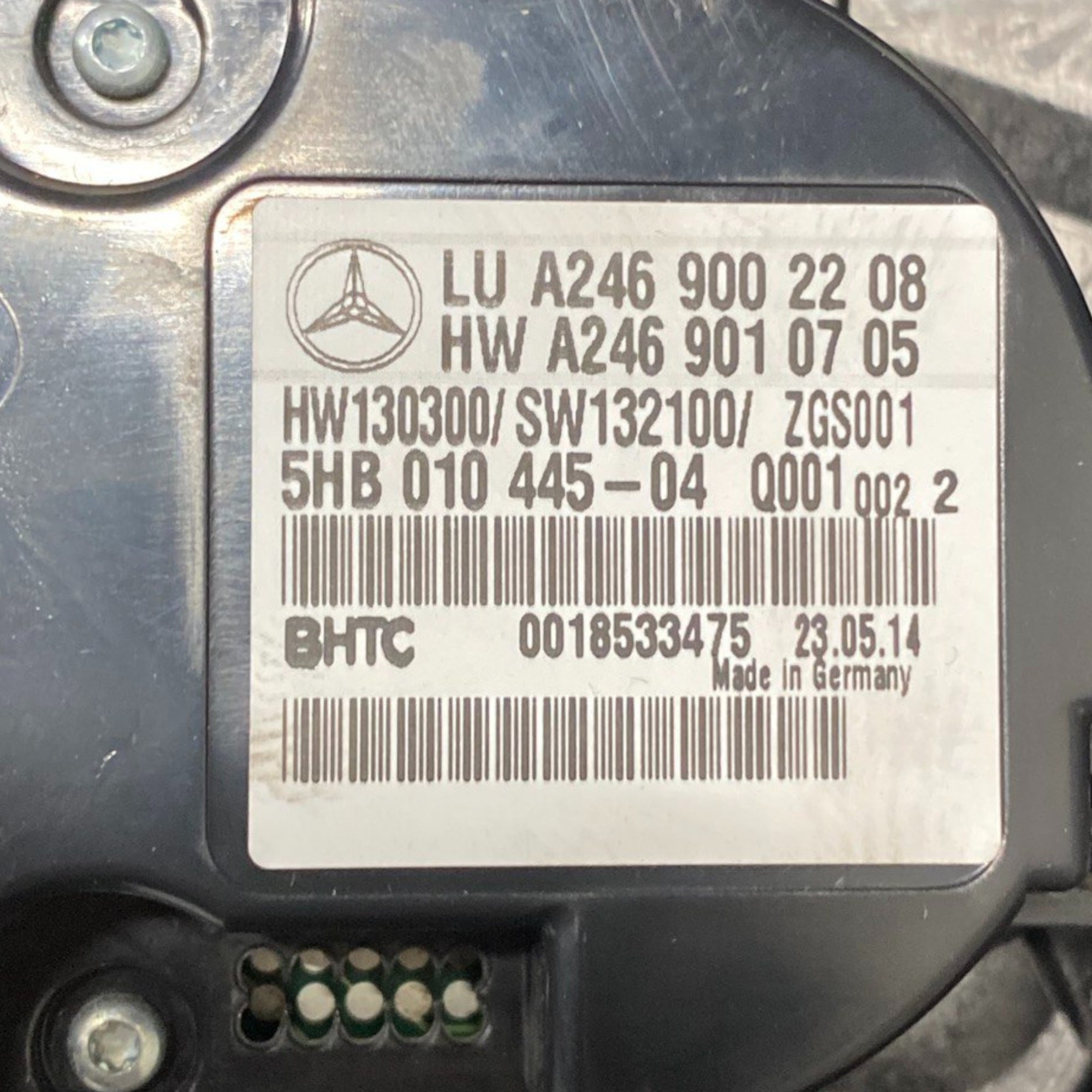 Upravljački elementi klima uređaja mercedes-benz klase a w176 2.2 dizel Kod: a1766807100 (2012-2018) 