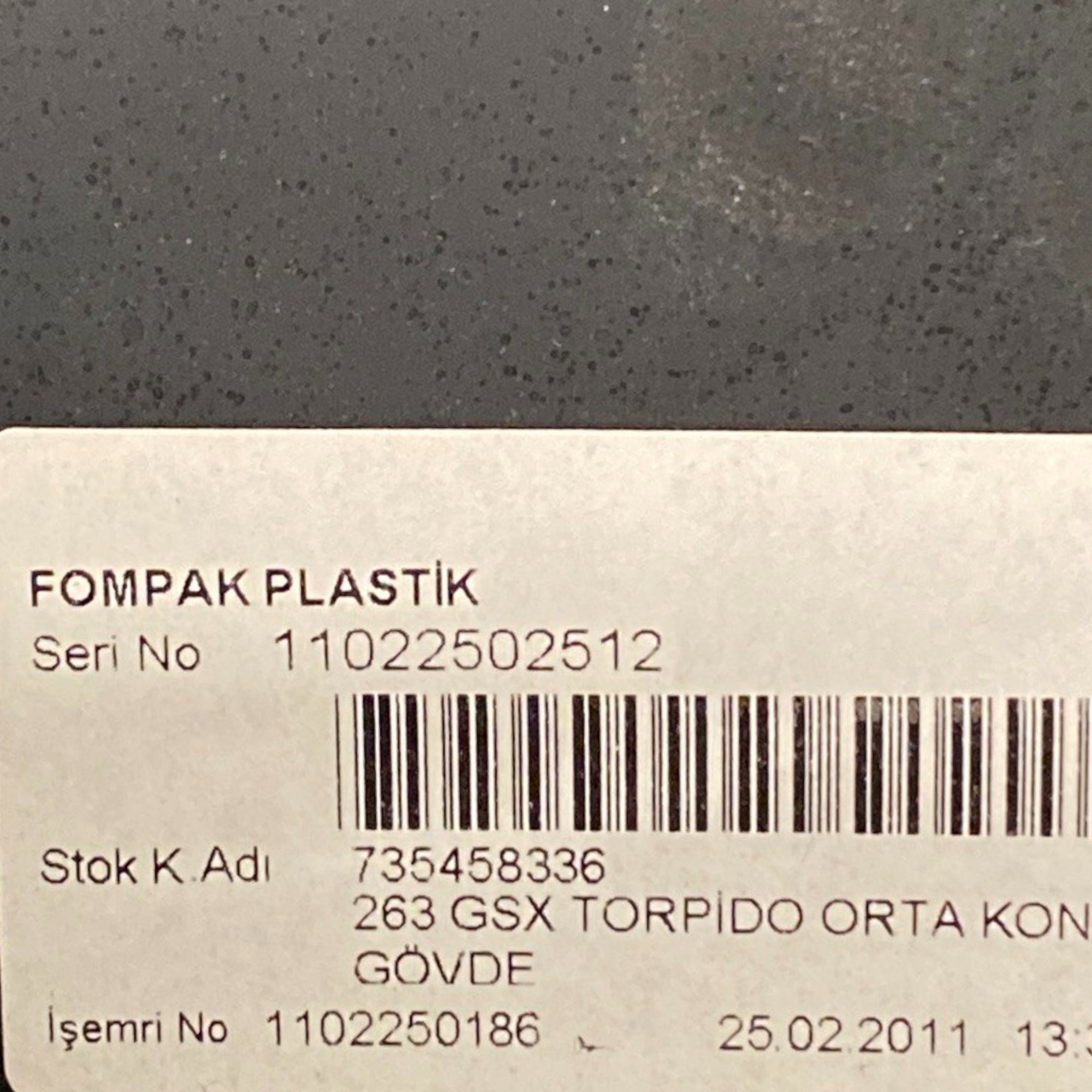 Obloga središnjeg tunela fiat doblo Kod: 735458336 (2009-2022) 