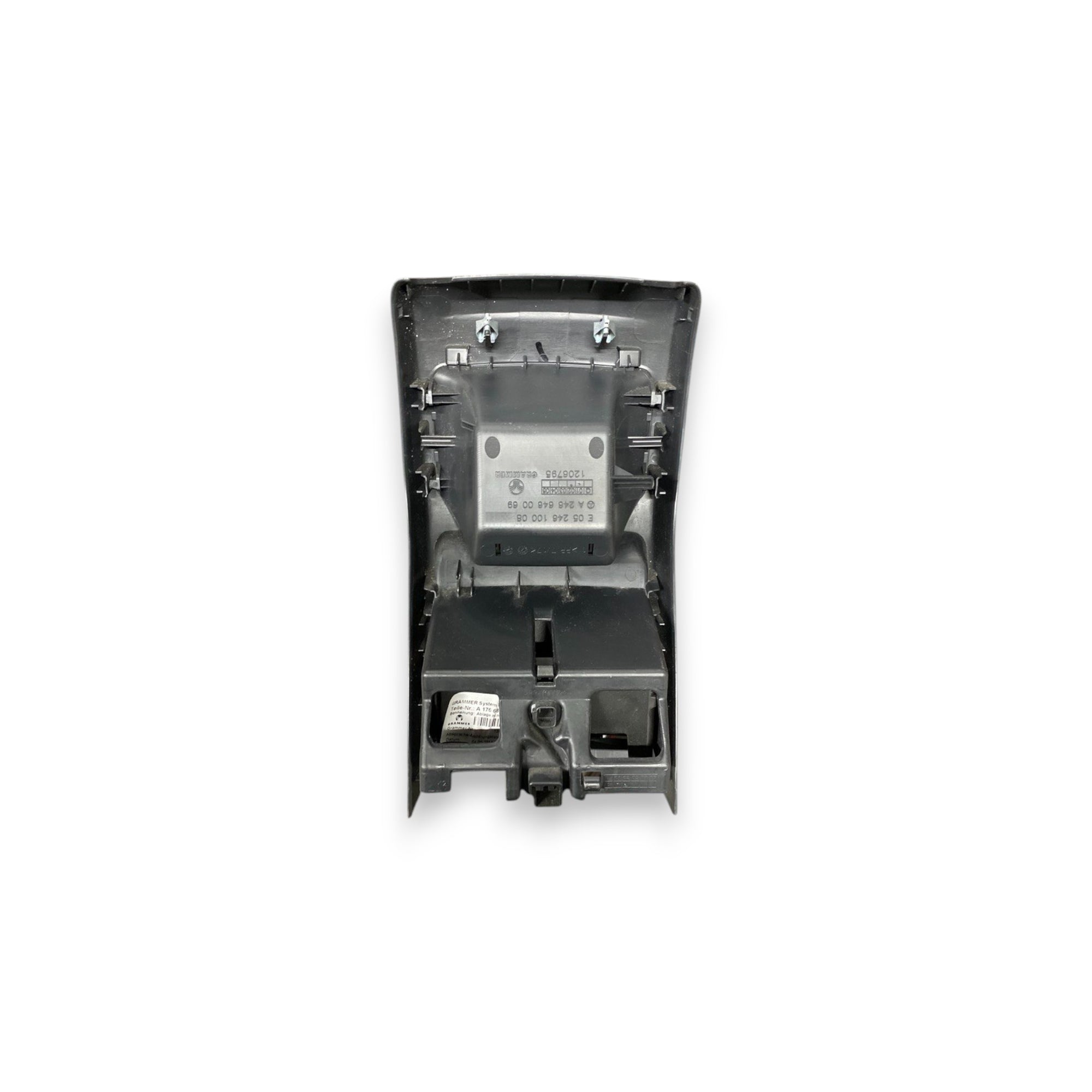 Recubrimiento / moldura de colocación ceniza trasera túnel central mercedes-benz clase a w176 Cod: a2466460069 (2012-2018) 
