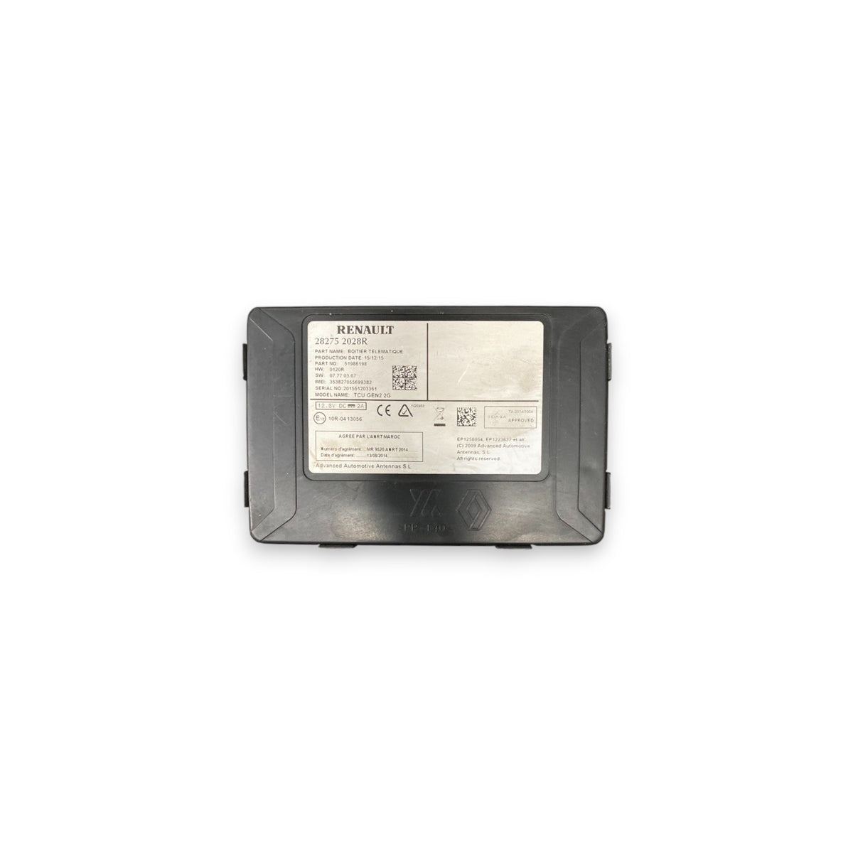 Centralita de control de transmisión Renault Kadjar Cod: 282752028r (2015-2022) 
