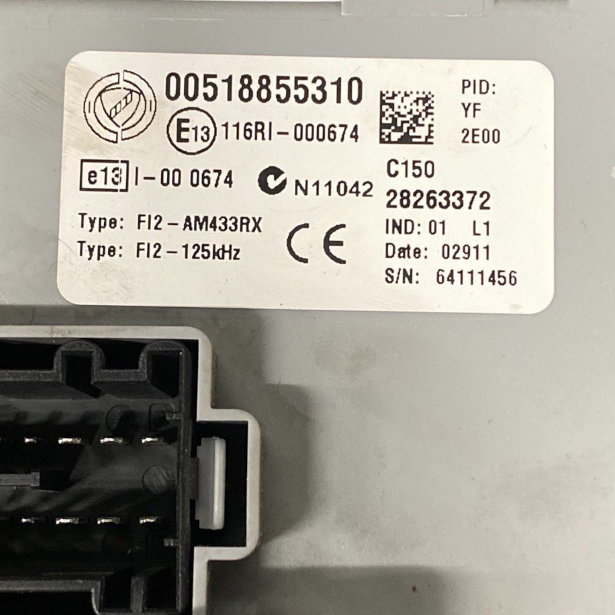 Lichaamscomputer fiat doblo 1.3 diesel Cod: 00518855310 (2009-2022) 