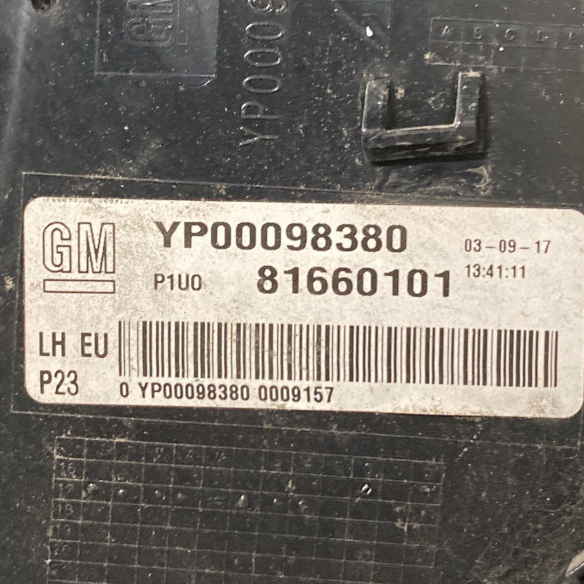 Stop / achterlicht links (sx) opel grandland x Cod: yp00098380 (2017-2024) 