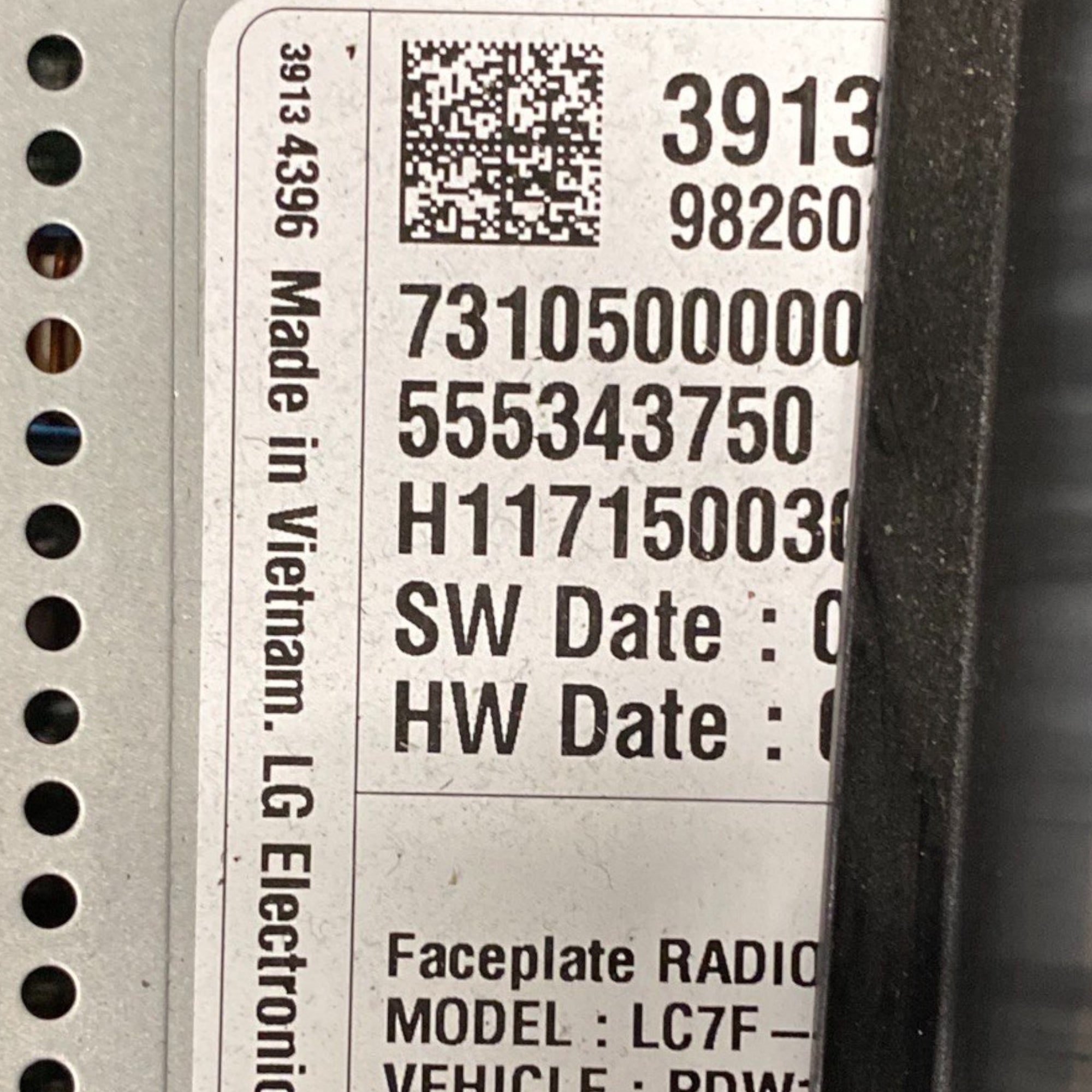 Display / autoradio opel grandland x Cod: 555343750 (2017-)