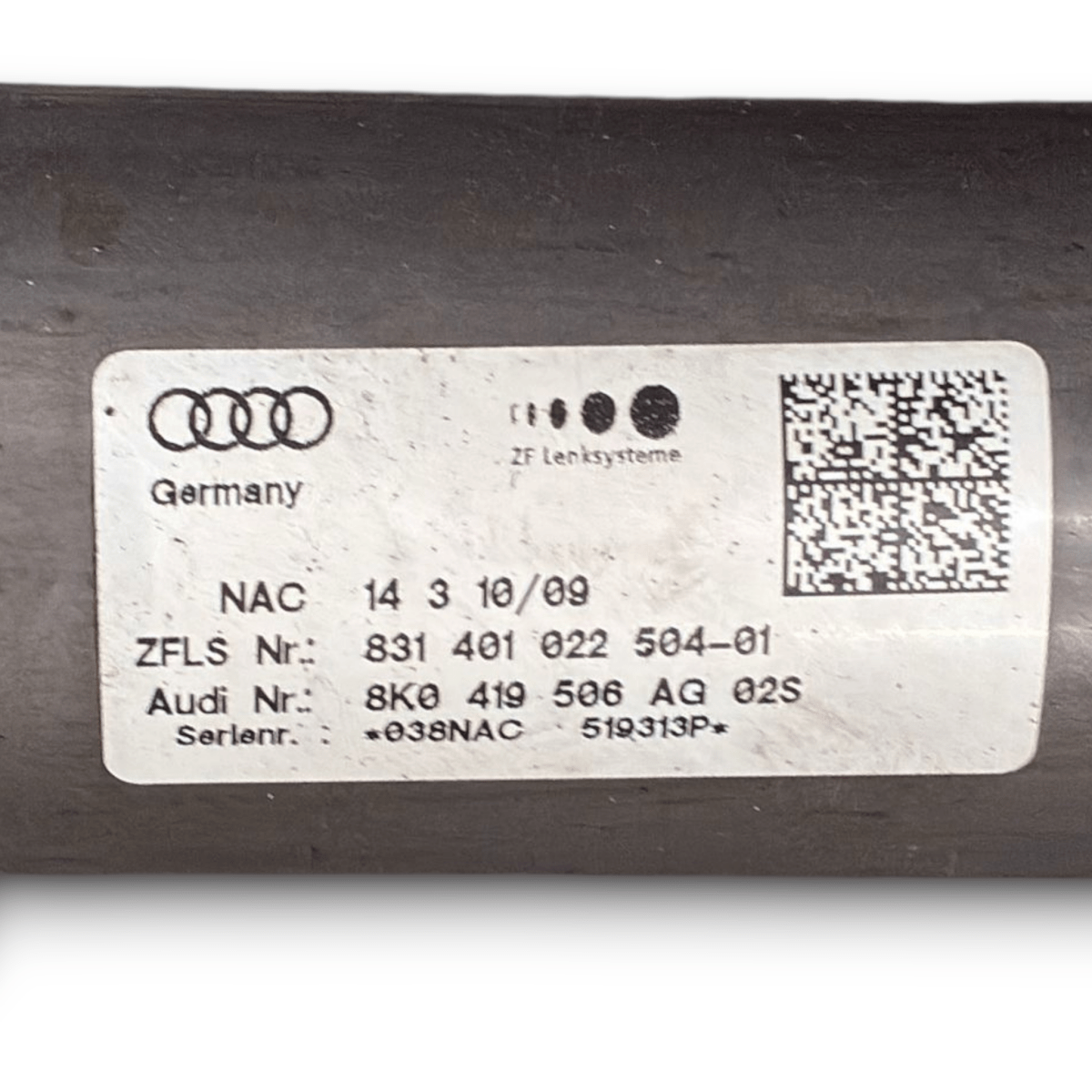 Piantone / canna sterzo audi a4 8k 2.0 diesel cod : 8k0419506 (2007 - 2016) - F&P CRASH SRL - Ricambi Usati