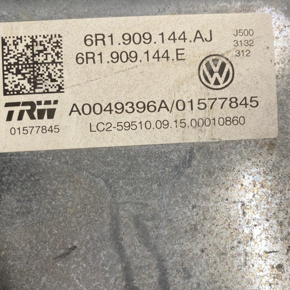 Piantone / canna sterzo + devioluci Volkswagen Up 1.0 Benzina (2011 - 2024) Cod: 6R1909144AJ - F&P CRASH SRLS - Ricambi Usati