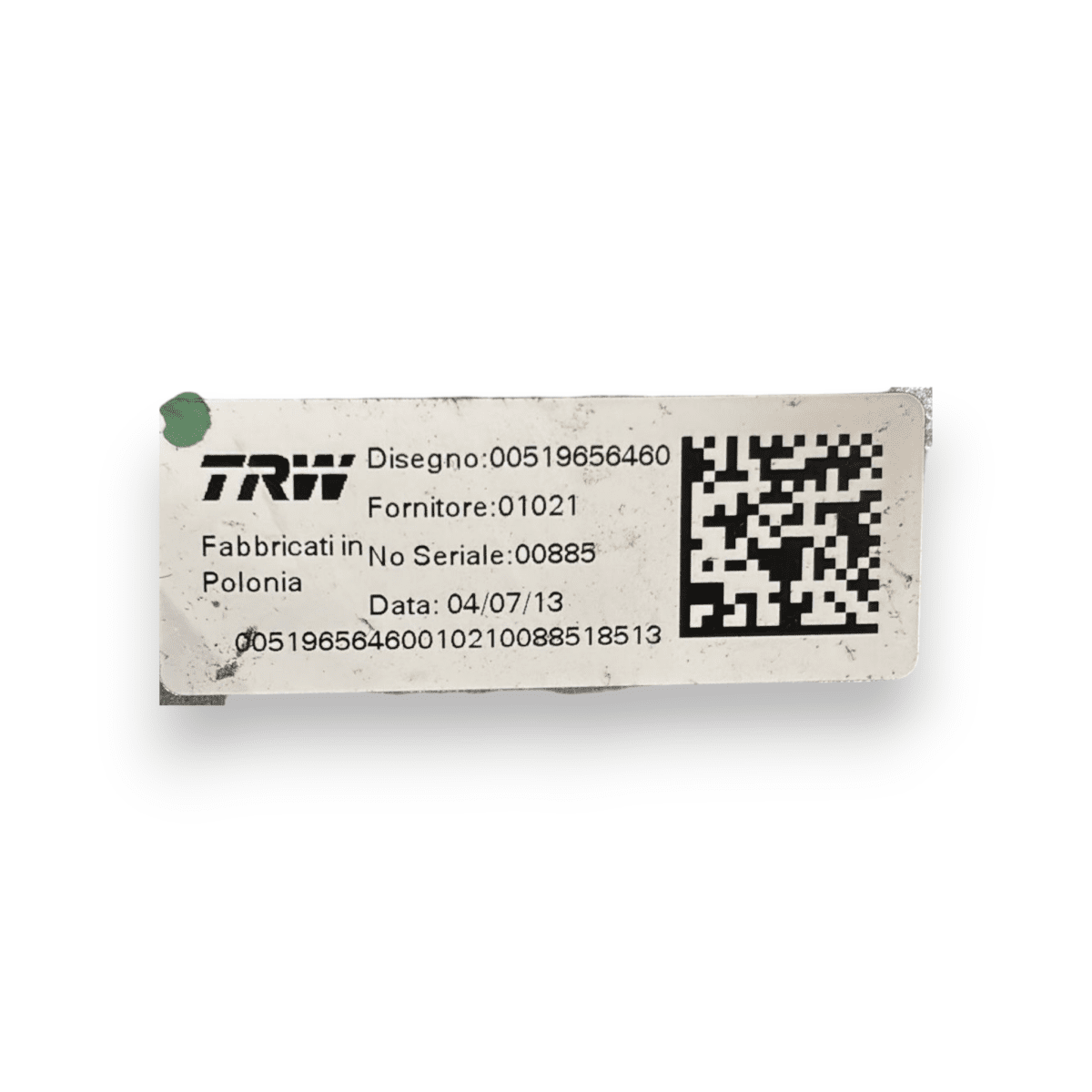 Piantone / canna sterzo fiat 500L 0.9 benzina cod:00519656460 (2012 - 2022) - F&P CRASH SRL - Ricambi Usati