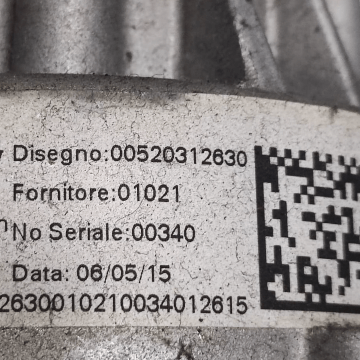 Piantone / canna sterzo fiat 500x 1.6 diesel cod: 00520312630 (2014 - 2024) + city - F&P CRASH SRLS - Ricambi Usati