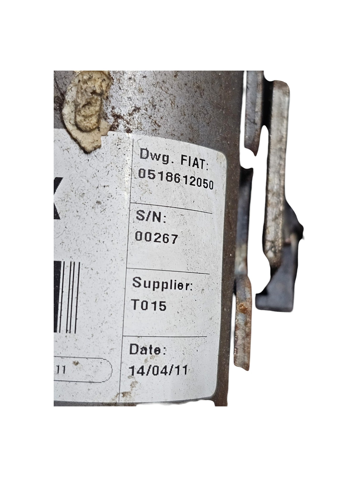 Piantone /Canna Sterzo Fiat Doblò II 1.6 Diesel Cod:0518612050 (2009 - 2022) - F&P CRASH SRLS - Ricambi Usati