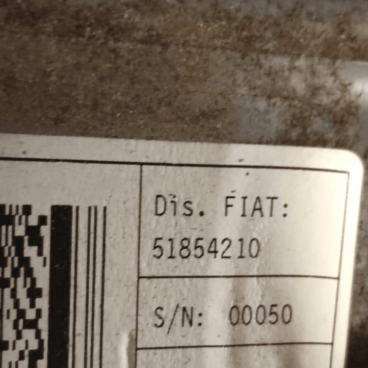 Piantone / Canna Sterzo Fiat Fiorino 1.3 Diesel COD: 51854210 (2007 - ) - F&P CRASH SRLS - Ricambi Usati