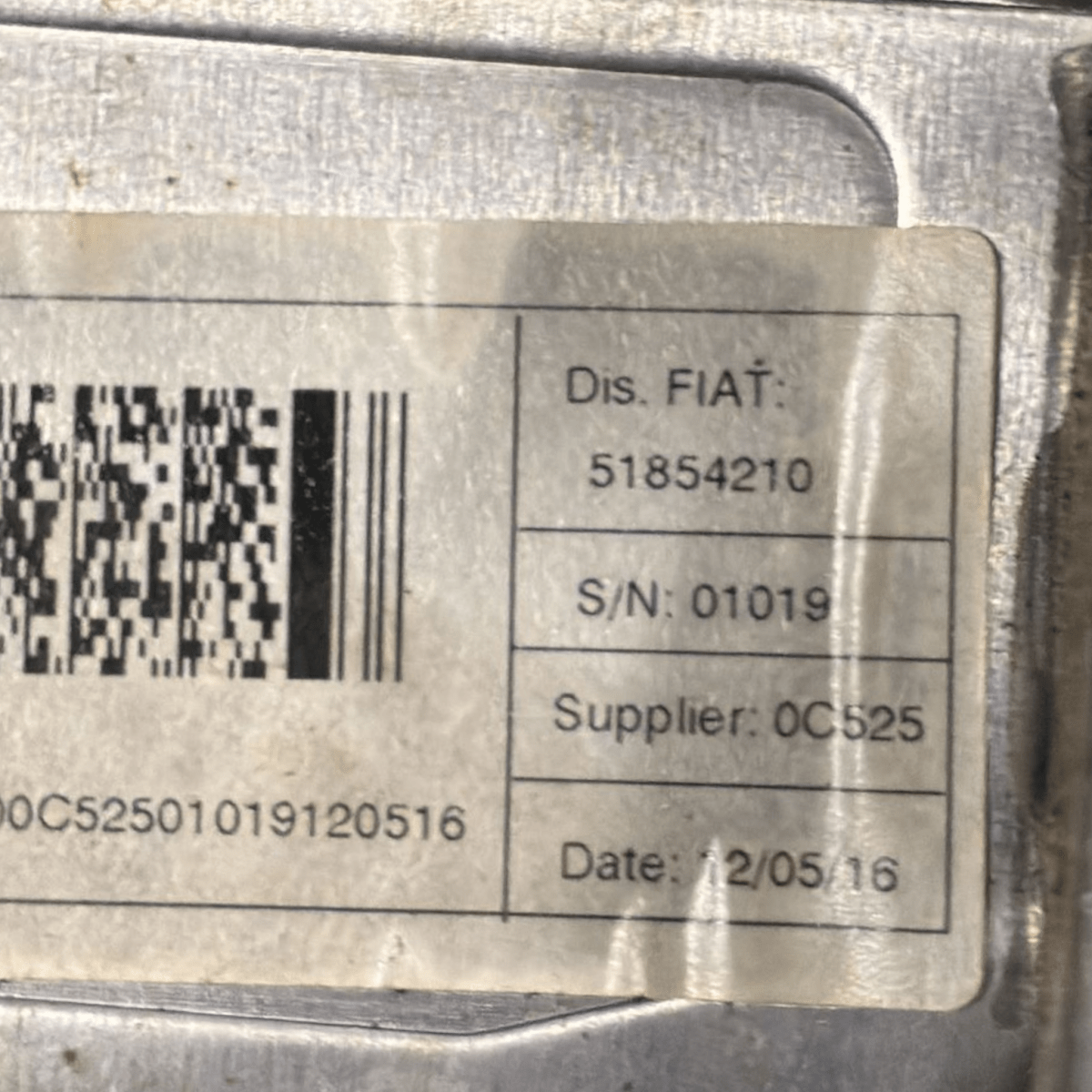 Piantone / canna sterzo fiat fiorino 1.4 benzina cod : 51854210 (2007 ->) - F&P CRASH SRL - Ricambi Usati