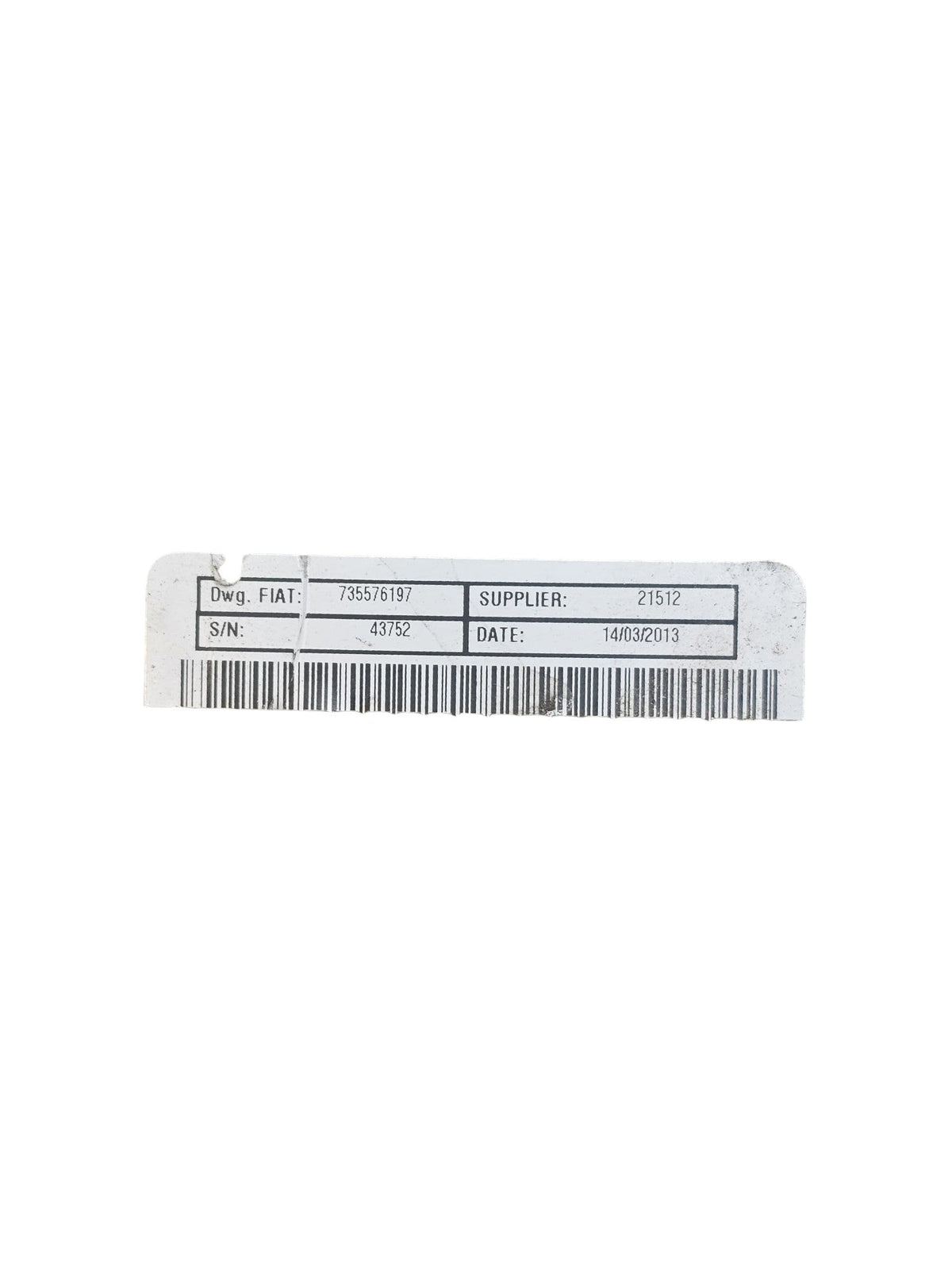 Piantone / Canna Sterzo Fiat Panda 312 Cod:735576197 (2012 - >) - F&P CRASH SRLS - Ricambi Usati