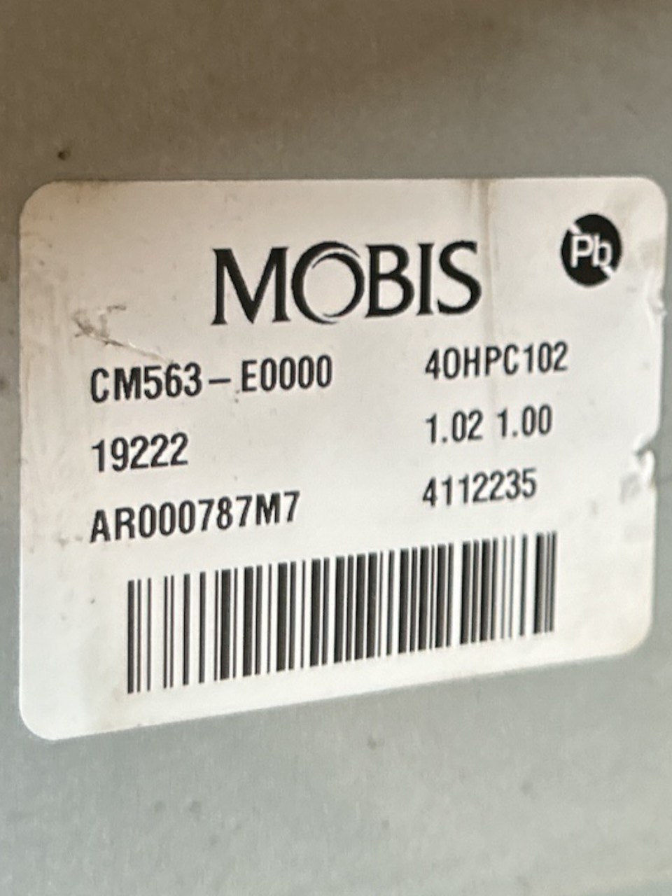 Steering Column / Steering Tube Hyundai Kona (2017 >) code.CM563 - E0000 - F&P CRASH SRLS - Used Parts