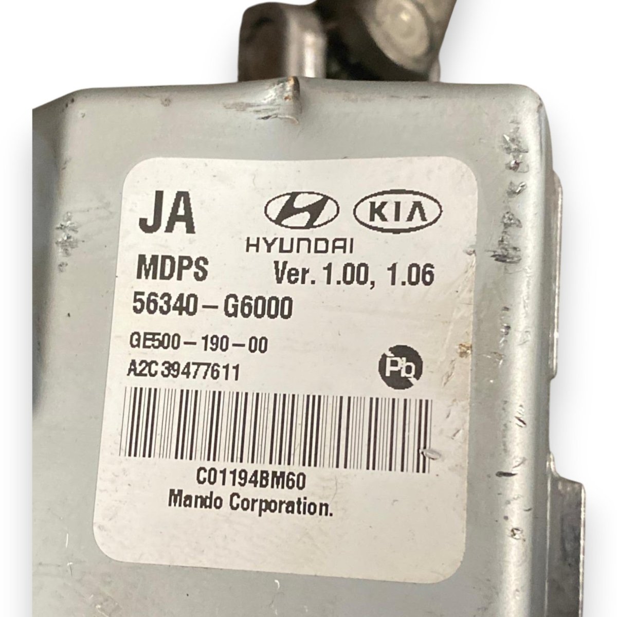 Steering column / steering shaft Kia Picanto III 1.0 Petrol (2017 - ) Code: 56340 - G6000 - F&P CRASH SRLS - Used Parts