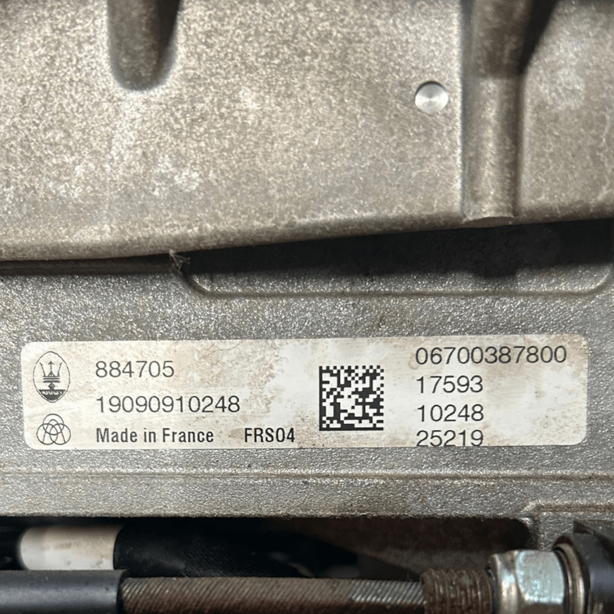 Steering column / steering shaft Maserati Levante 3.0 petrol code: 06700387800 (2016 >) - F&P CRASH SRL - Used Parts